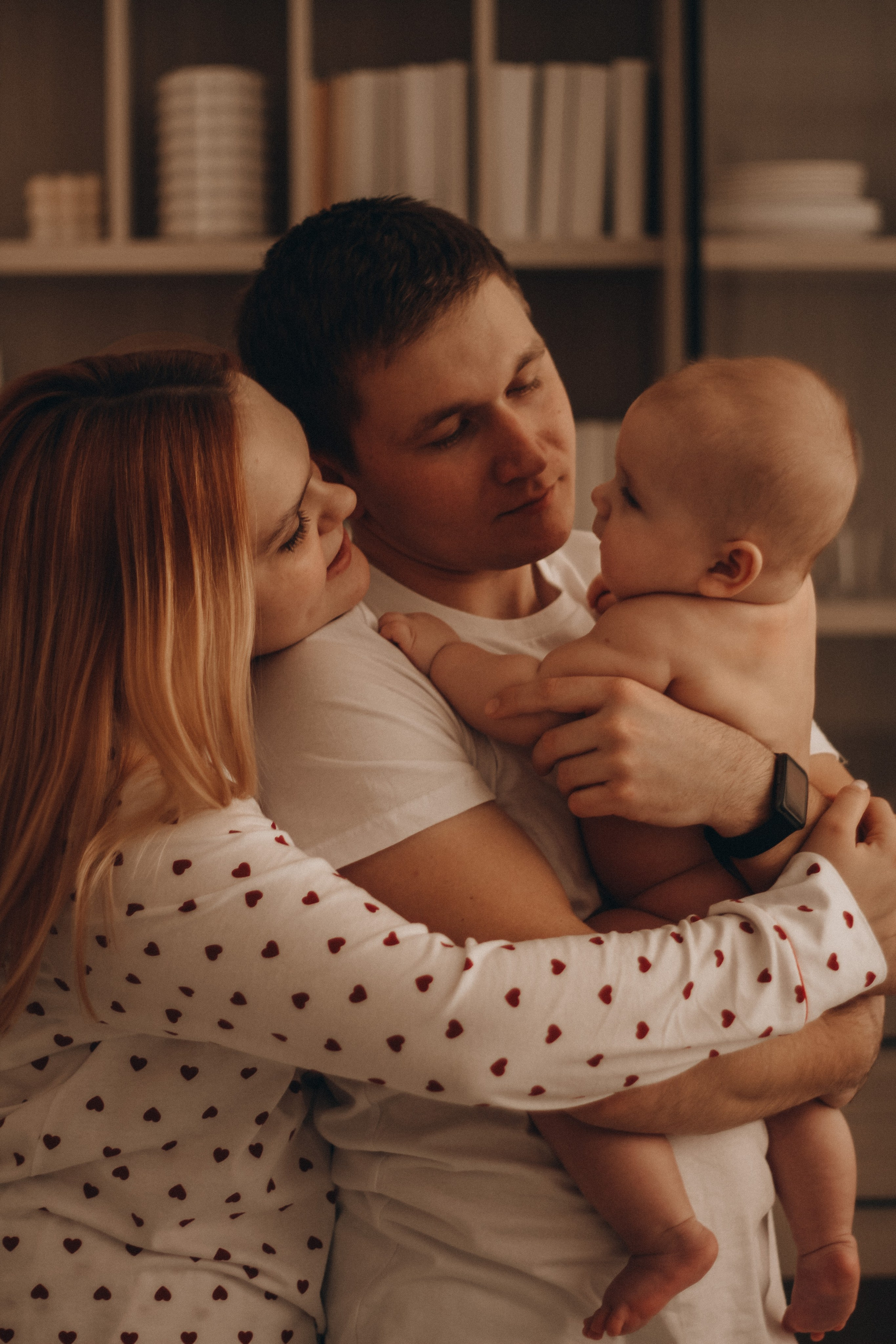 Варюша с мамой и папой. Семейный фотограф Полина Легачева