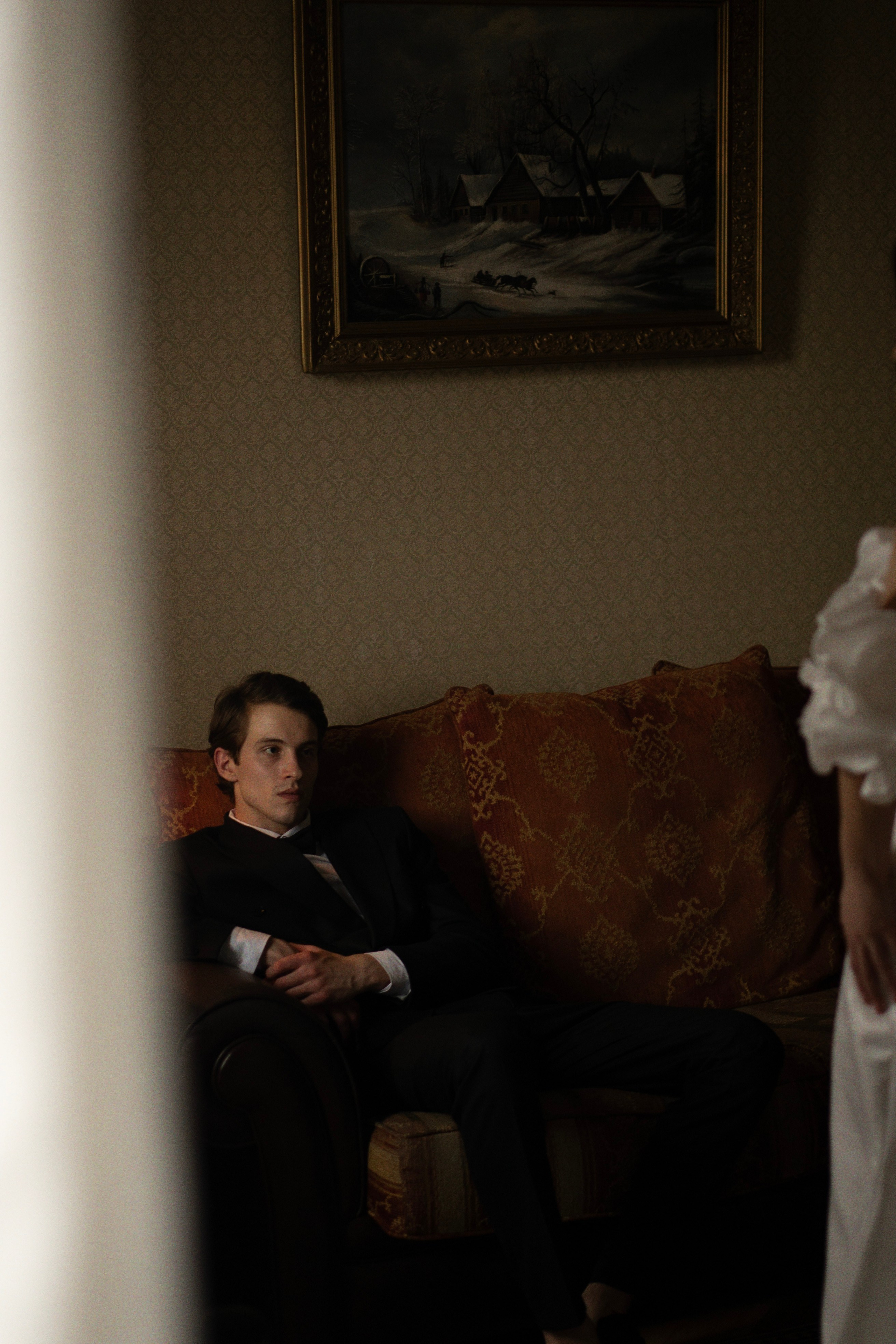 Свадебная в ретро-квартире. Фотограф Арина Шмакова