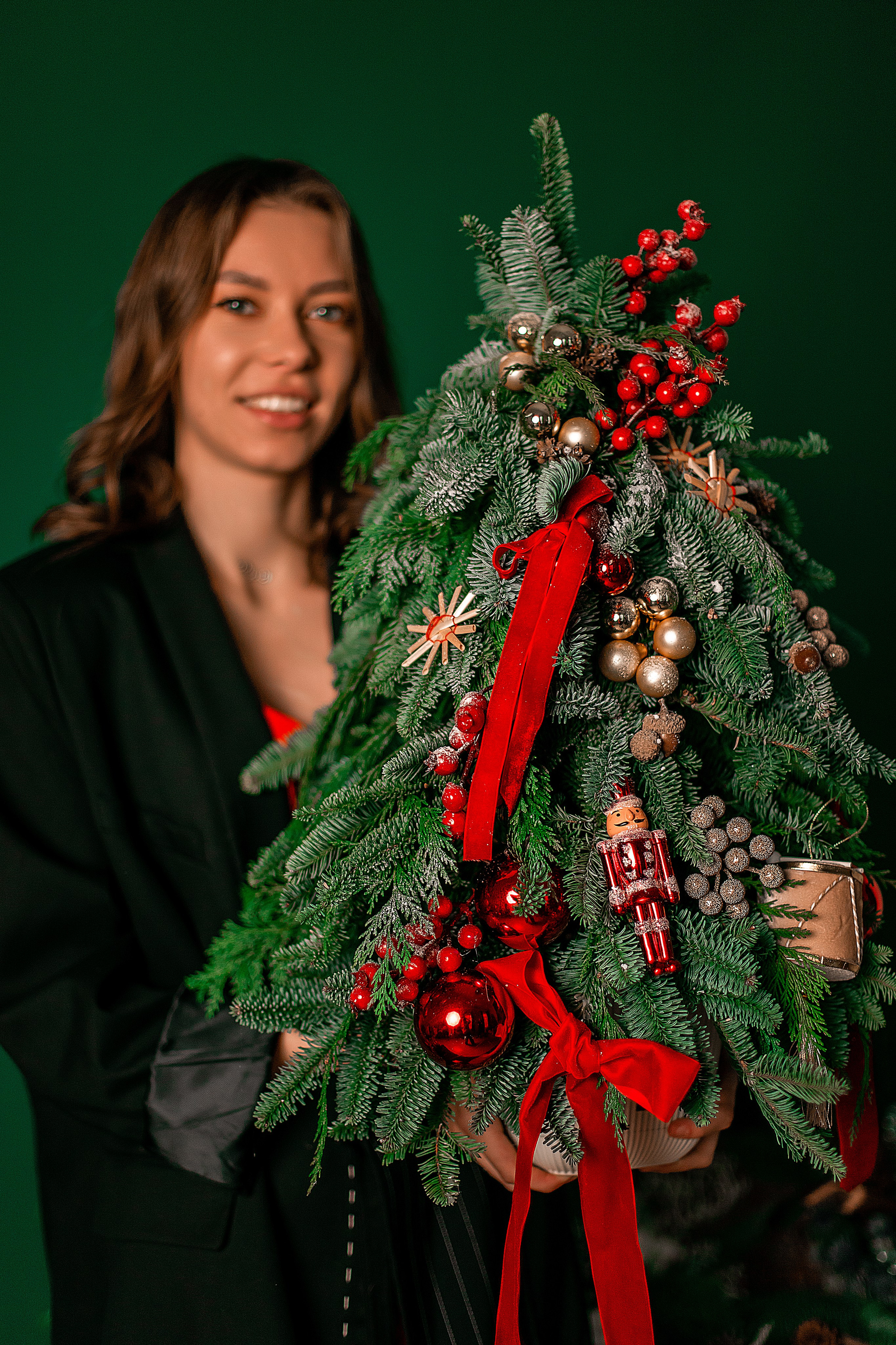 Новогодняя съемка для цветочного бутика. Семейный и индивидуальный фотограф в Ростове-на-Дону