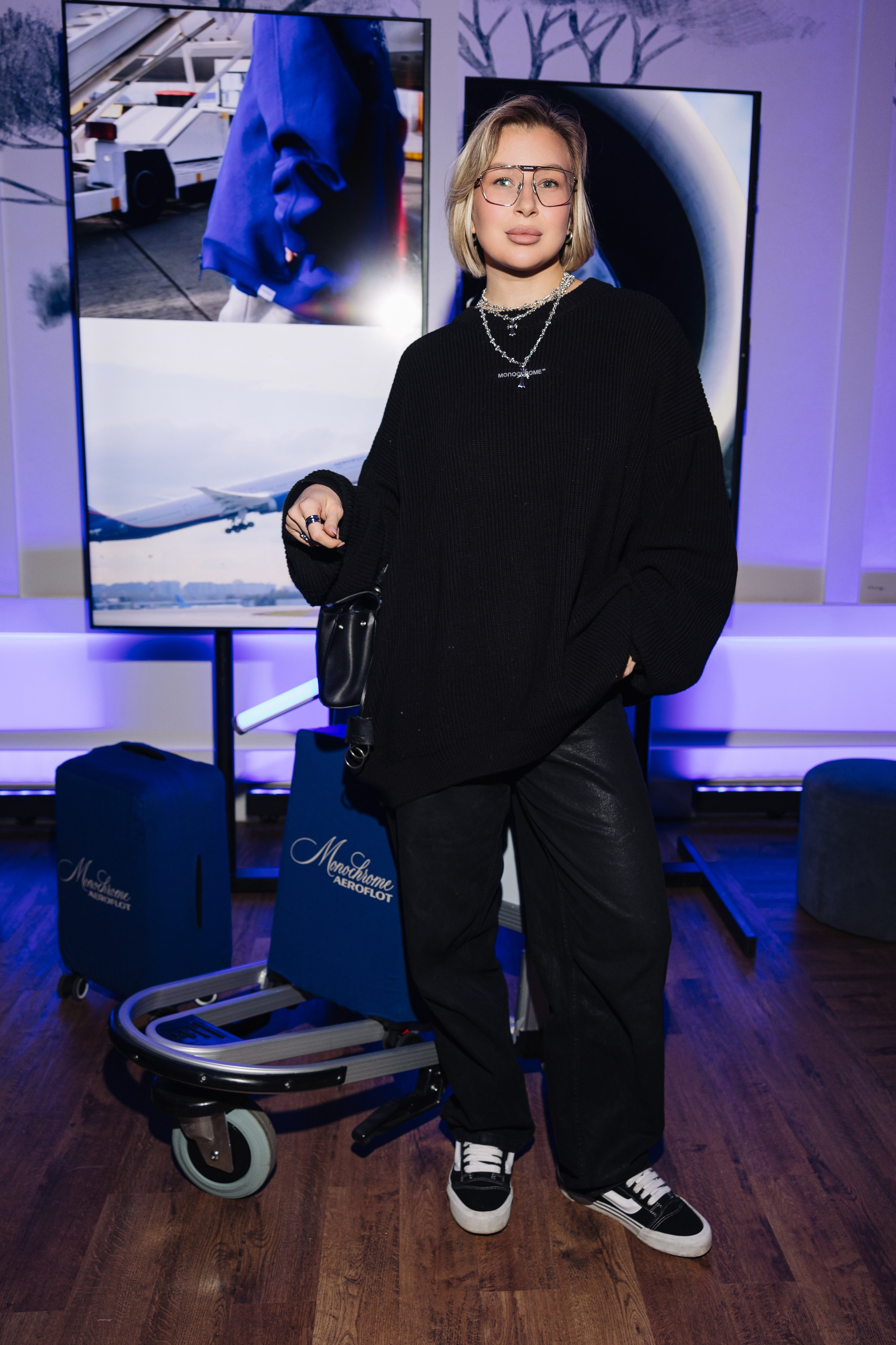 Monochrome x Aeroflot. Фотограф Олег Коровяков