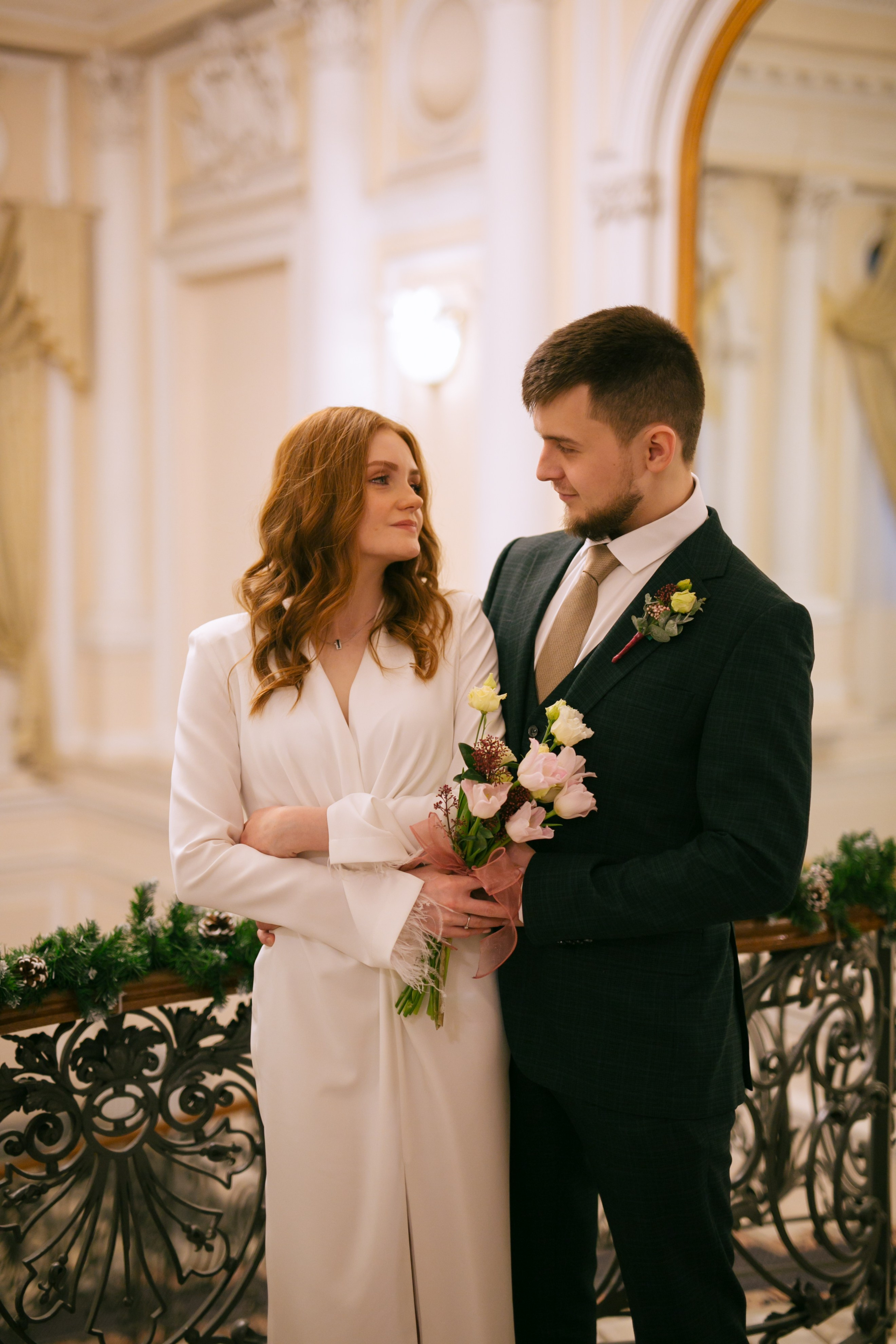 Роспись Анны и Владислава во II Дворце, СПб. Портретный и репортажный фотограф в Санкт-Петербурге Елизавета Я