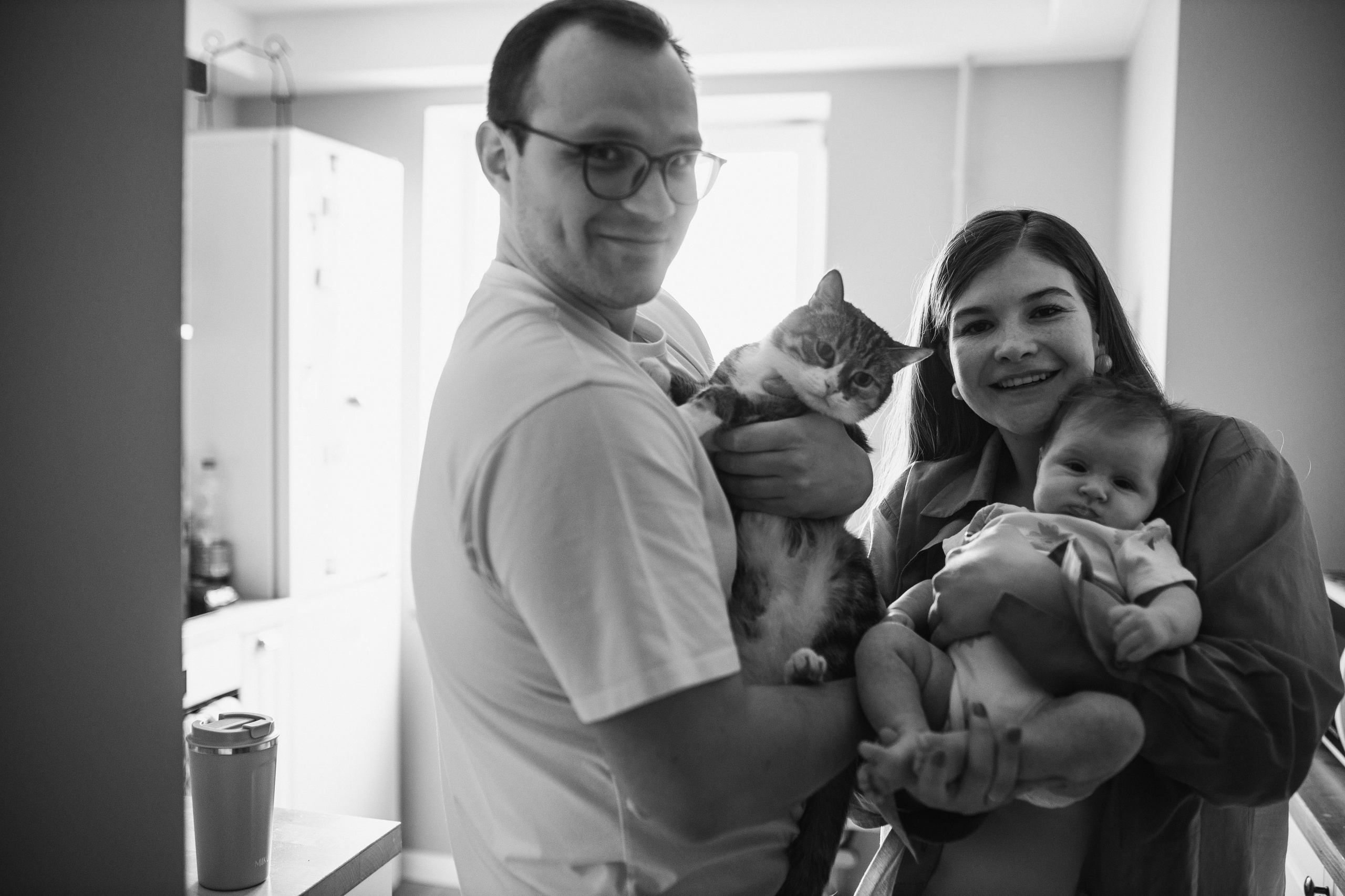 Семейная история. Фотограф родов выписка новорожденных Санкт-Петербург