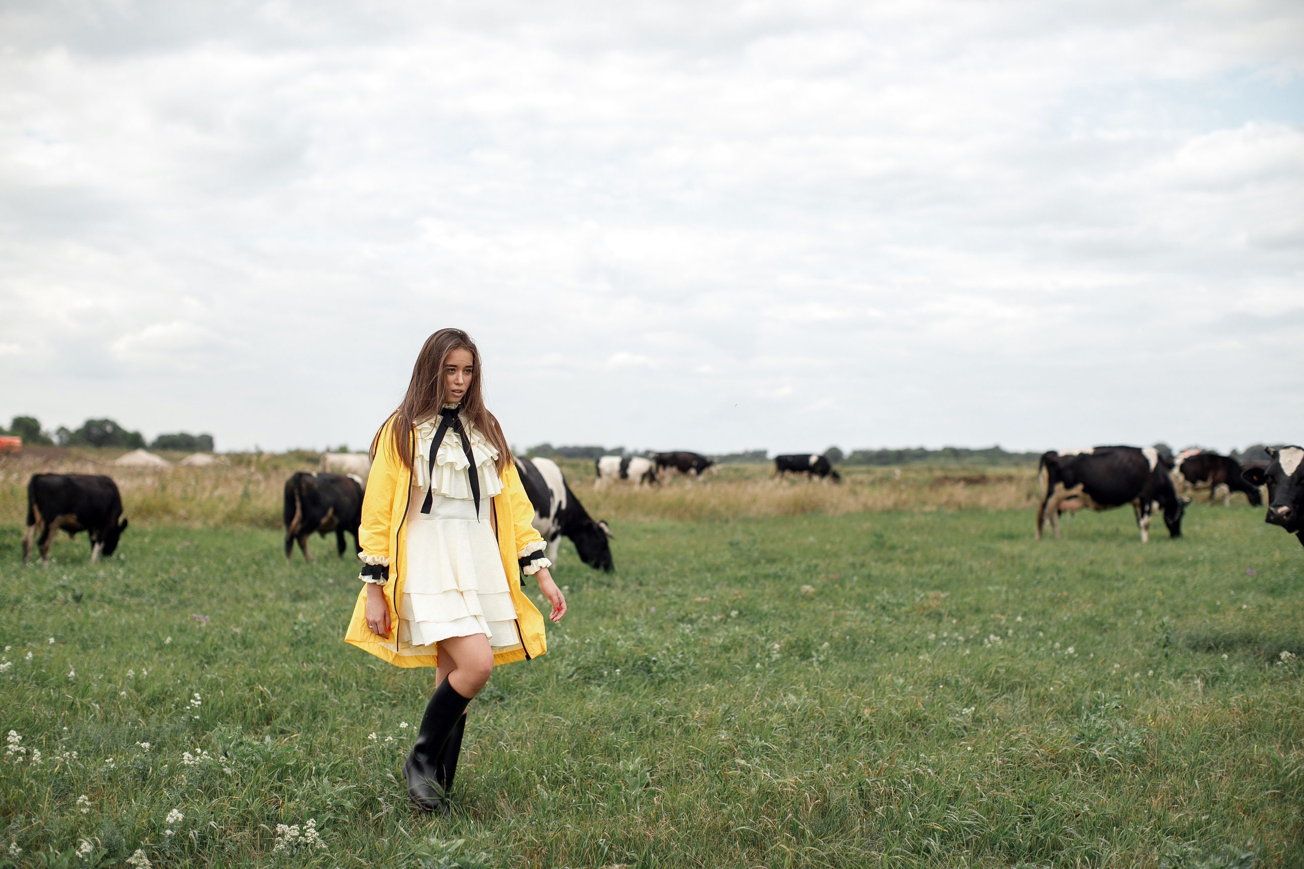 Фотосессия Полины у маяка. Свадебный фотограф Москва