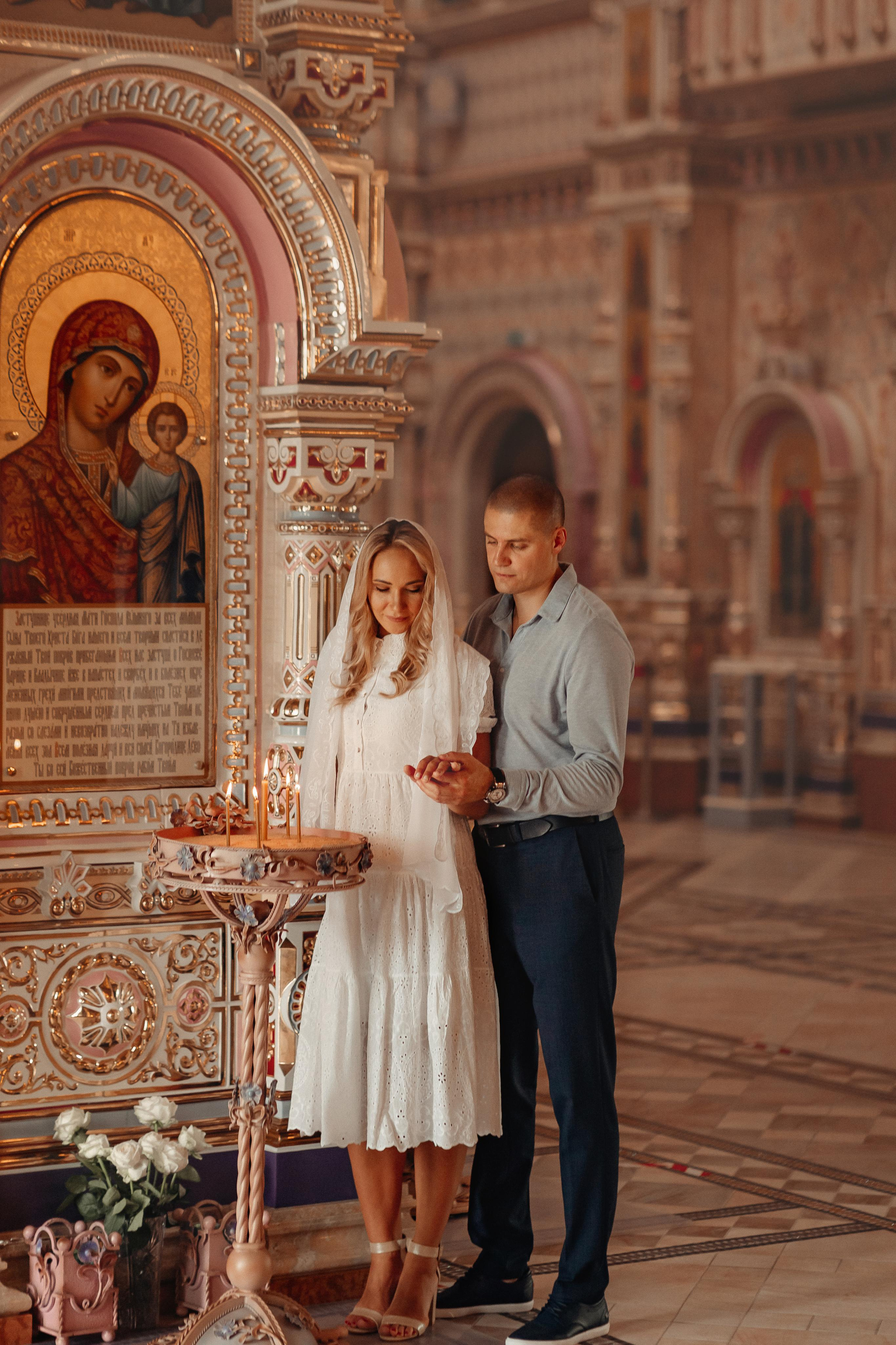 Роман и Анастасия, храм Всех Святых, предел «Утоли мои печали», Минск 2021