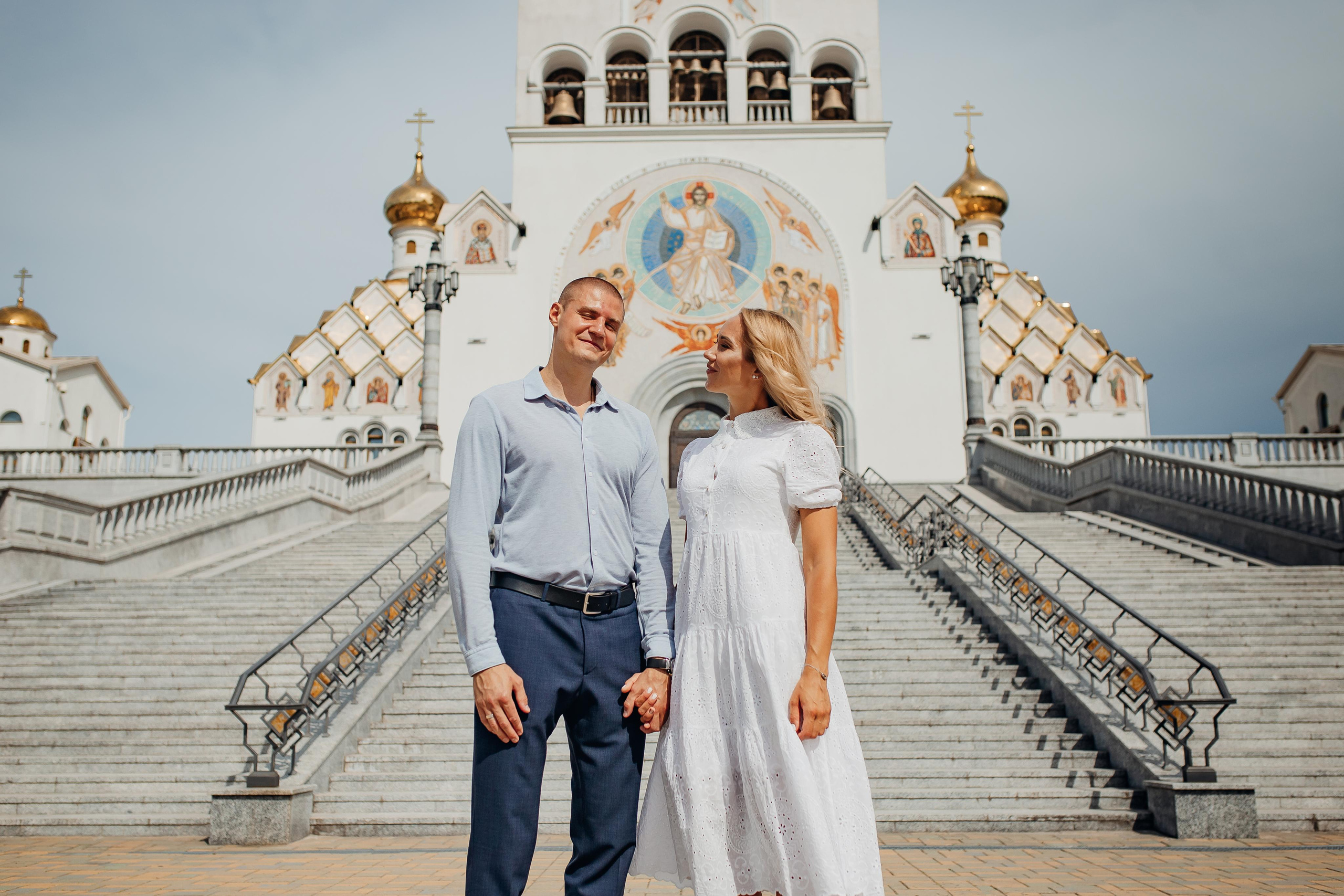Роман и Анастасия, храм Всех Святых, предел «Утоли мои печали», Минск 2021