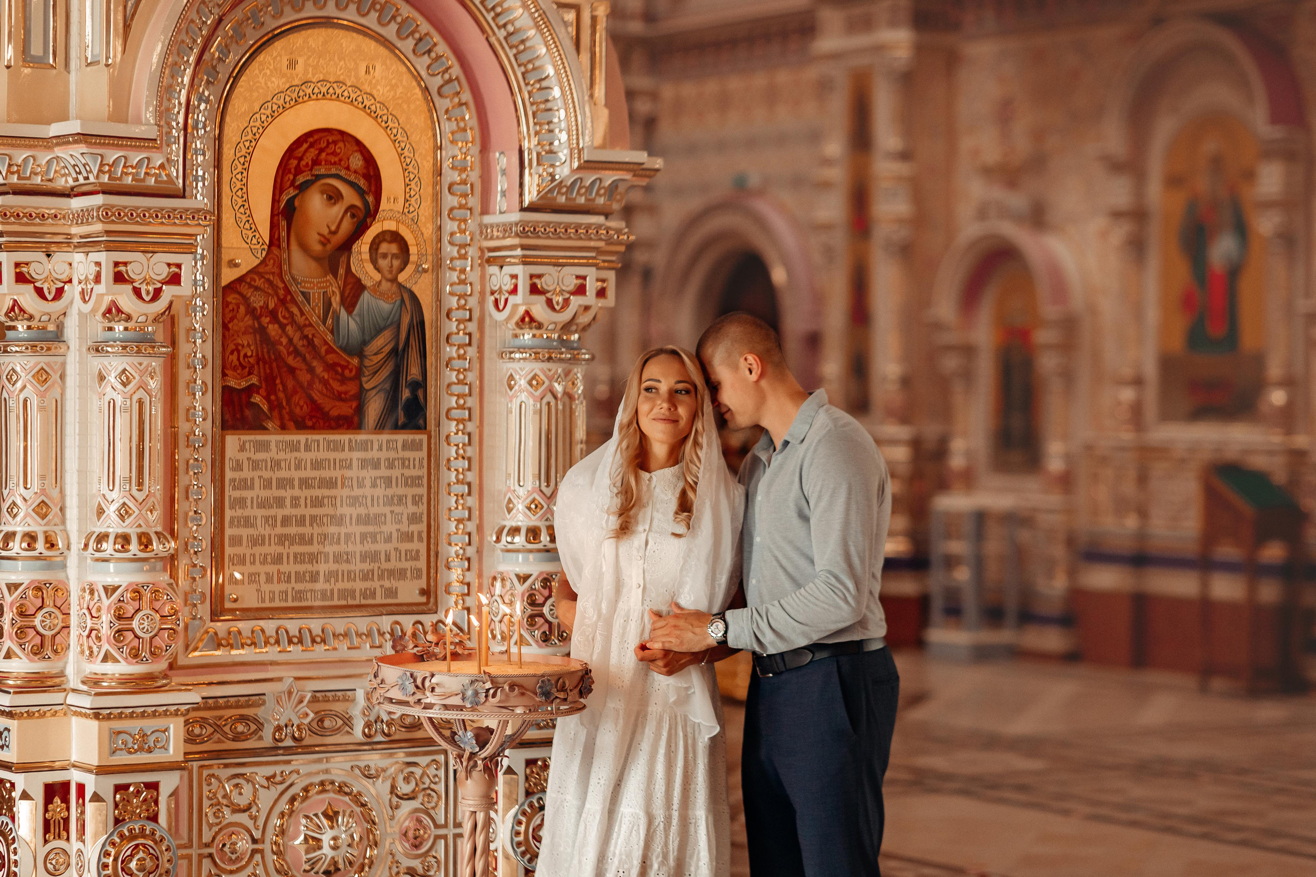 Роман и Анастасия, храм Всех Святых, предел «Утоли мои печали», Минск 2021