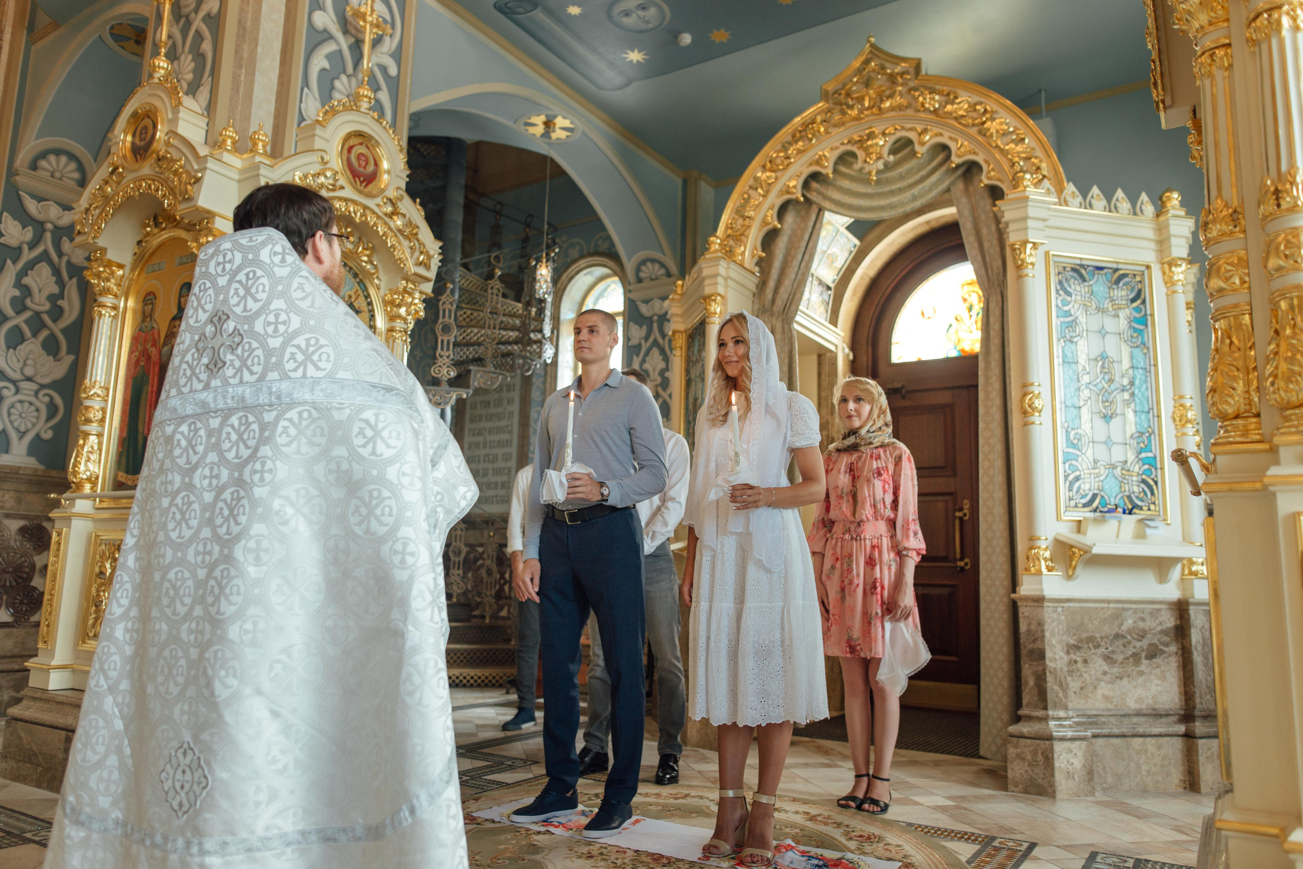 Роман и Анастасия, храм Всех Святых, предел «Утоли мои печали», Минск 2021