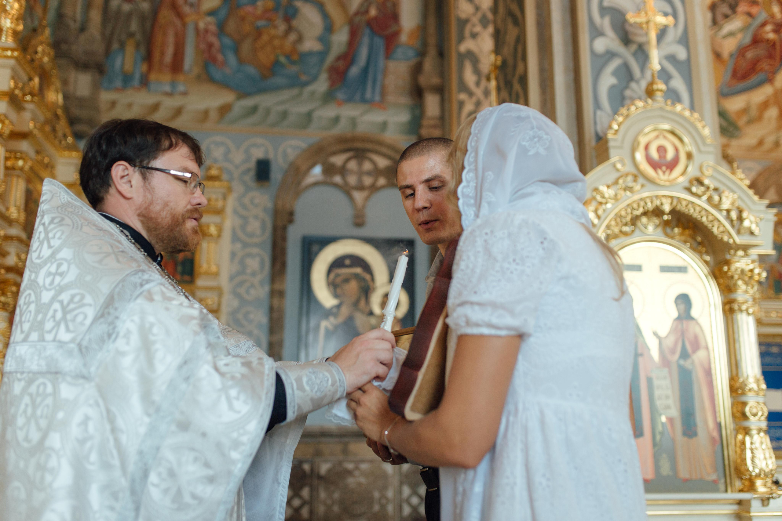 Роман и Анастасия, храм Всех Святых, предел «Утоли мои печали», Минск 2021