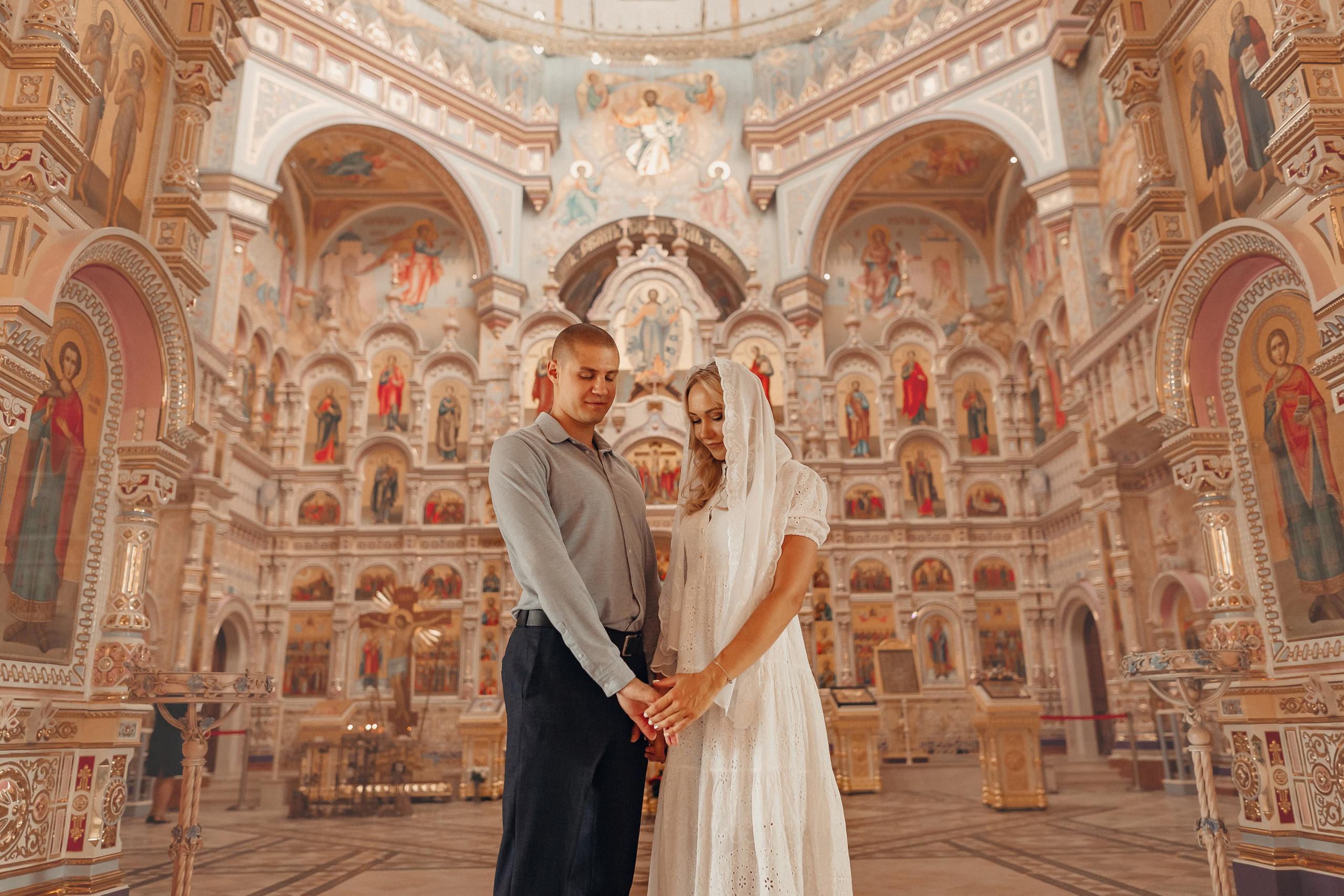 Роман и Анастасия, храм Всех Святых, предел «Утоли мои печали», Минск 2021