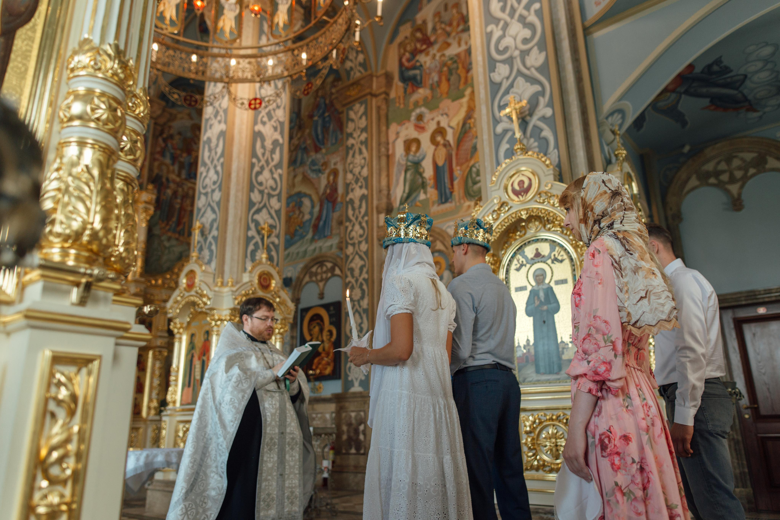 Роман и Анастасия, храм Всех Святых, предел «Утоли мои печали», Минск 2021