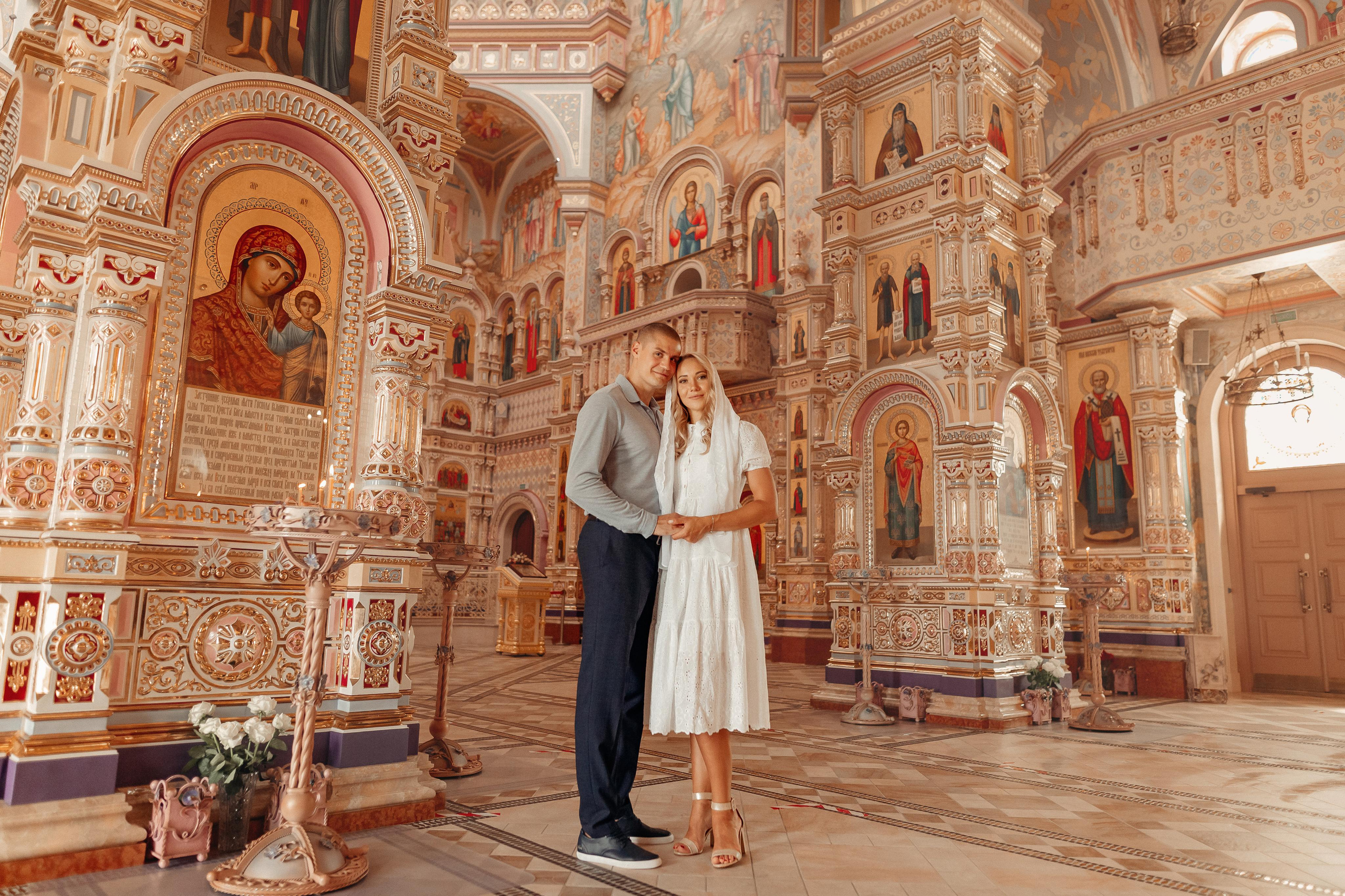 Роман и Анастасия, храм Всех Святых, предел «Утоли мои печали», Минск 2021