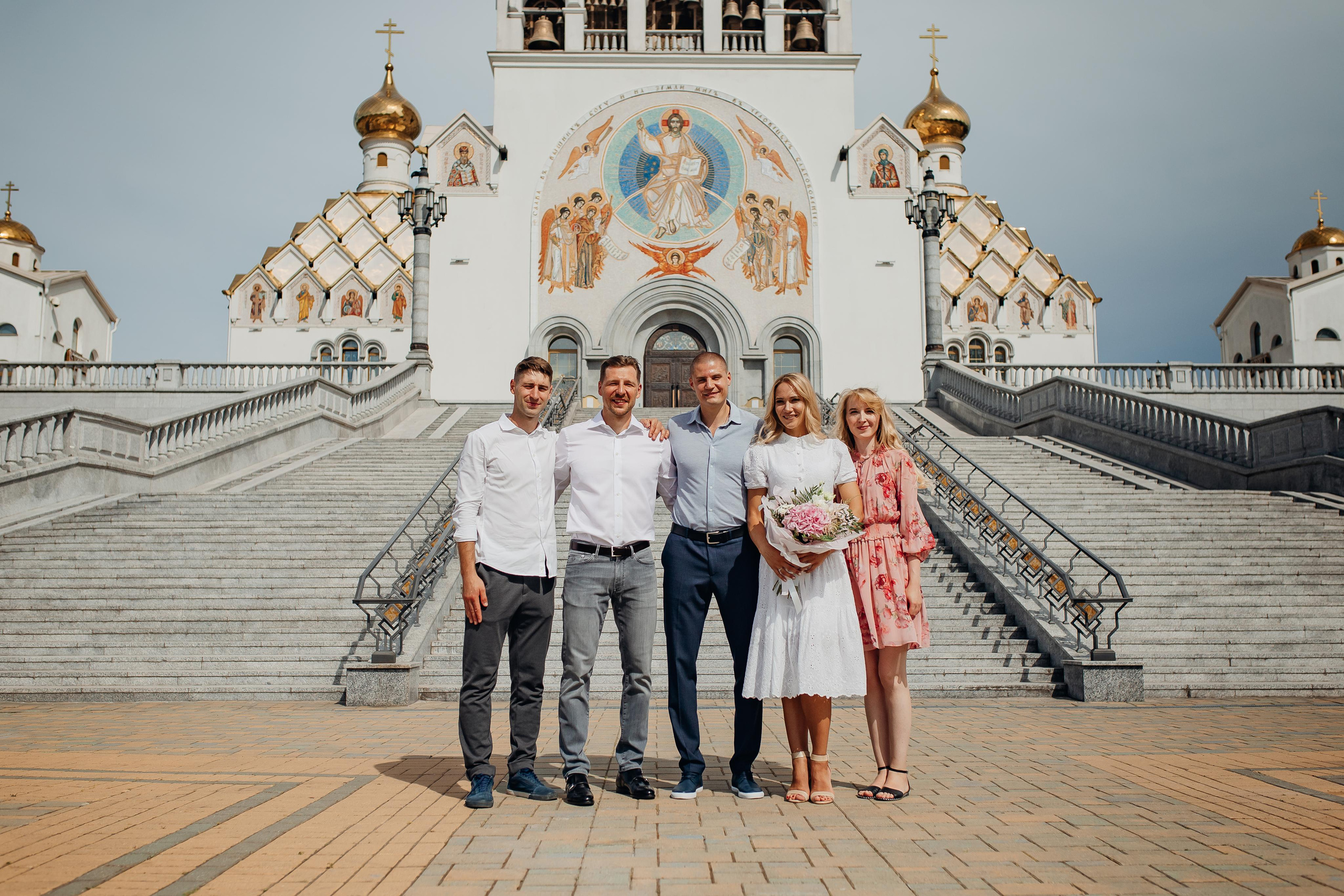Роман и Анастасия, храм Всех Святых, предел «Утоли мои печали», Минск 2021