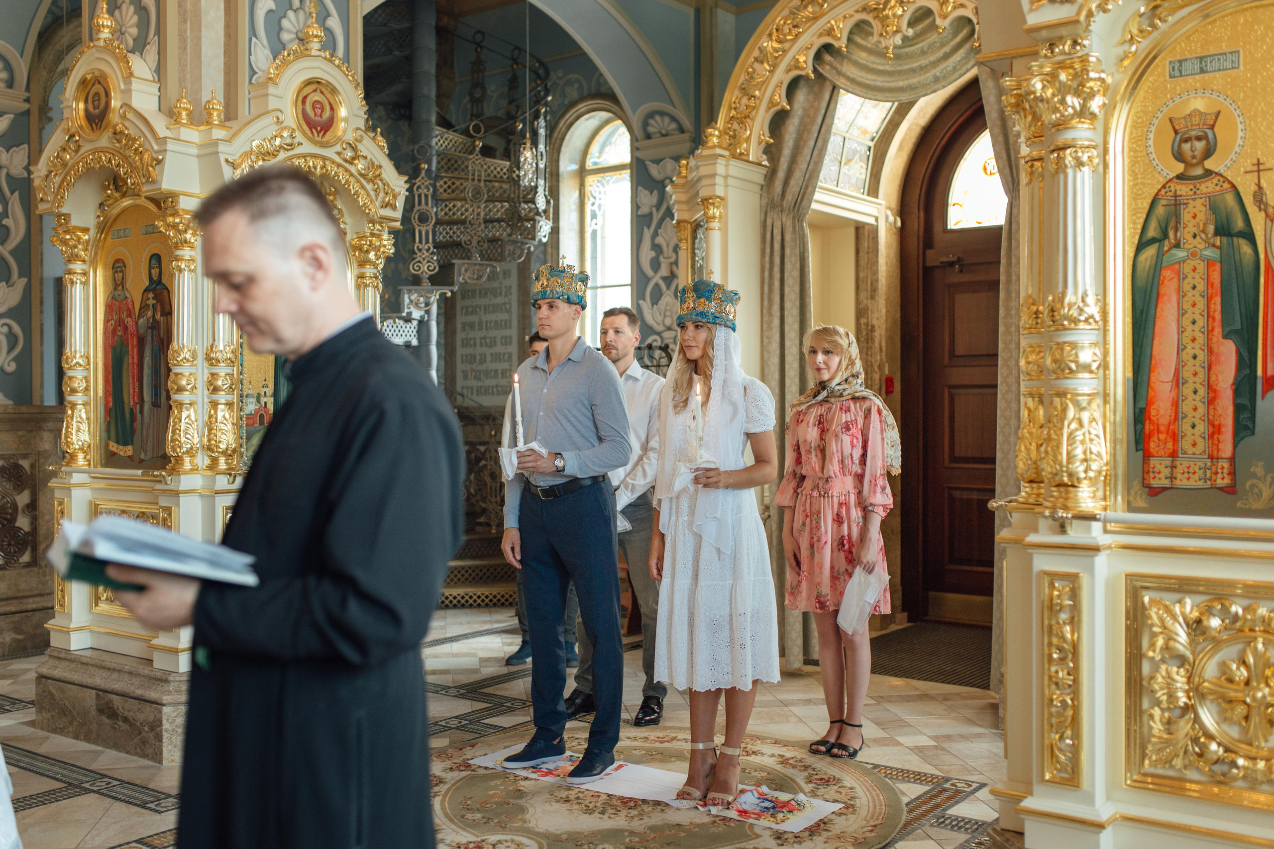 Роман и Анастасия, храм Всех Святых, предел «Утоли мои печали», Минск 2021