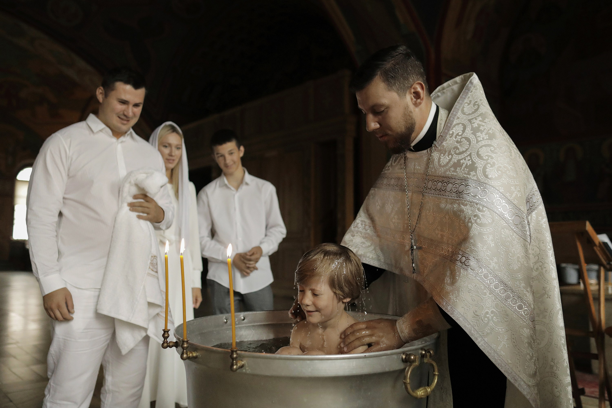 Крещение. Фотограф на Венчание и Крещение, семейный фотограф в Москве и области