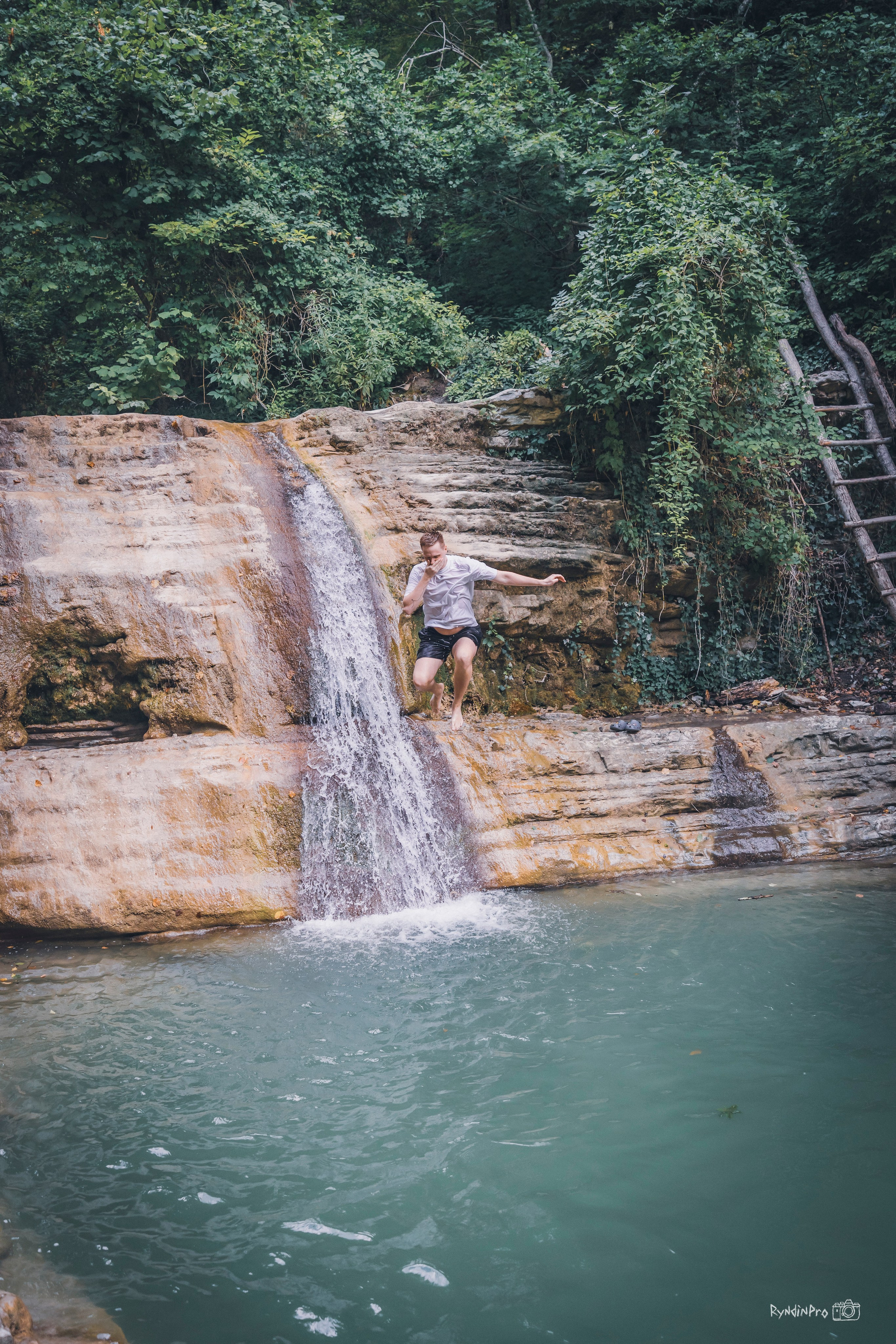 Поход на водопады Куаго с командой Мадьяр 23.07.24. Репортажный фотограф в Краснодаре Рындин Дмитрий