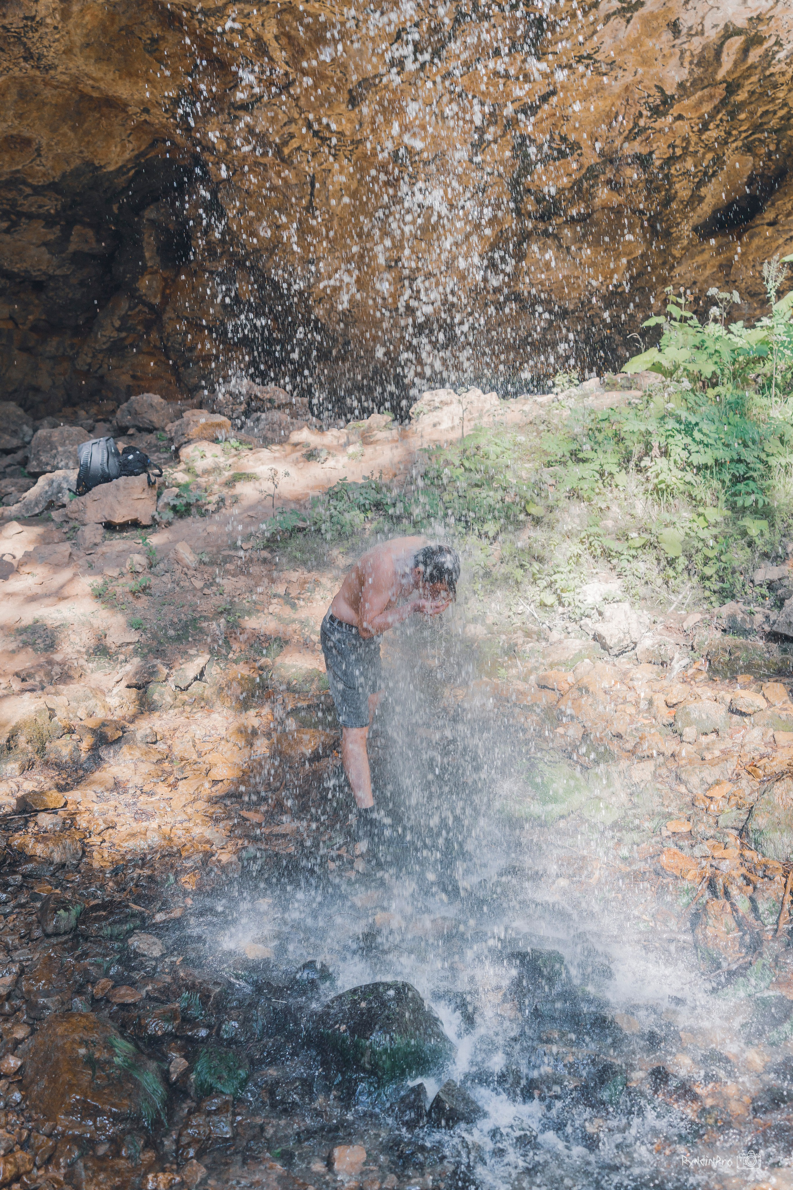 Поход на Орлиную полку + Университетский водопад с командой Мадьяр 15.08.24. Репортажный фотограф в Краснодаре Рындин Дмитрий