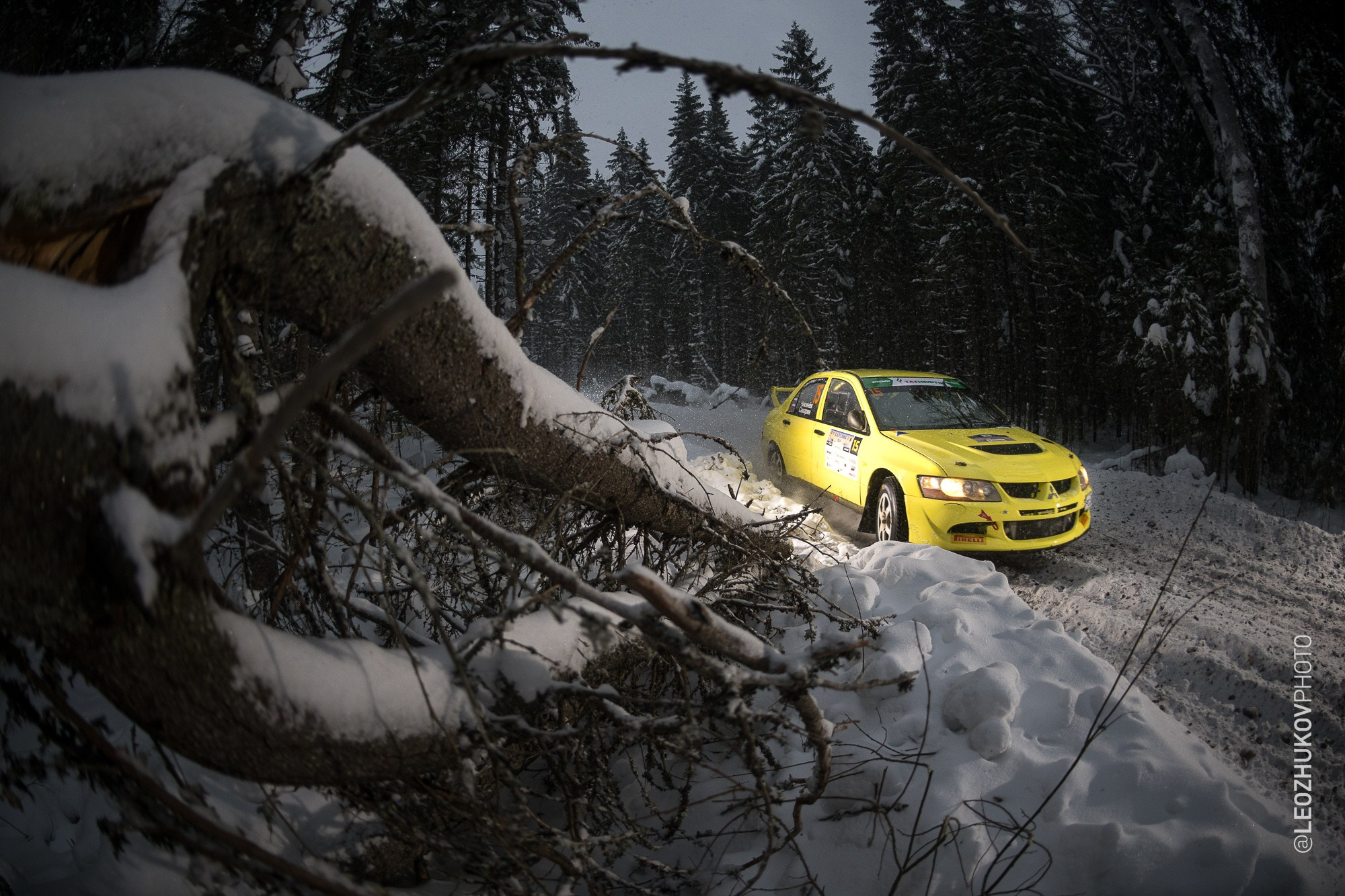 Rally Karelia 2026. Sports photographer Leonid Zhukov