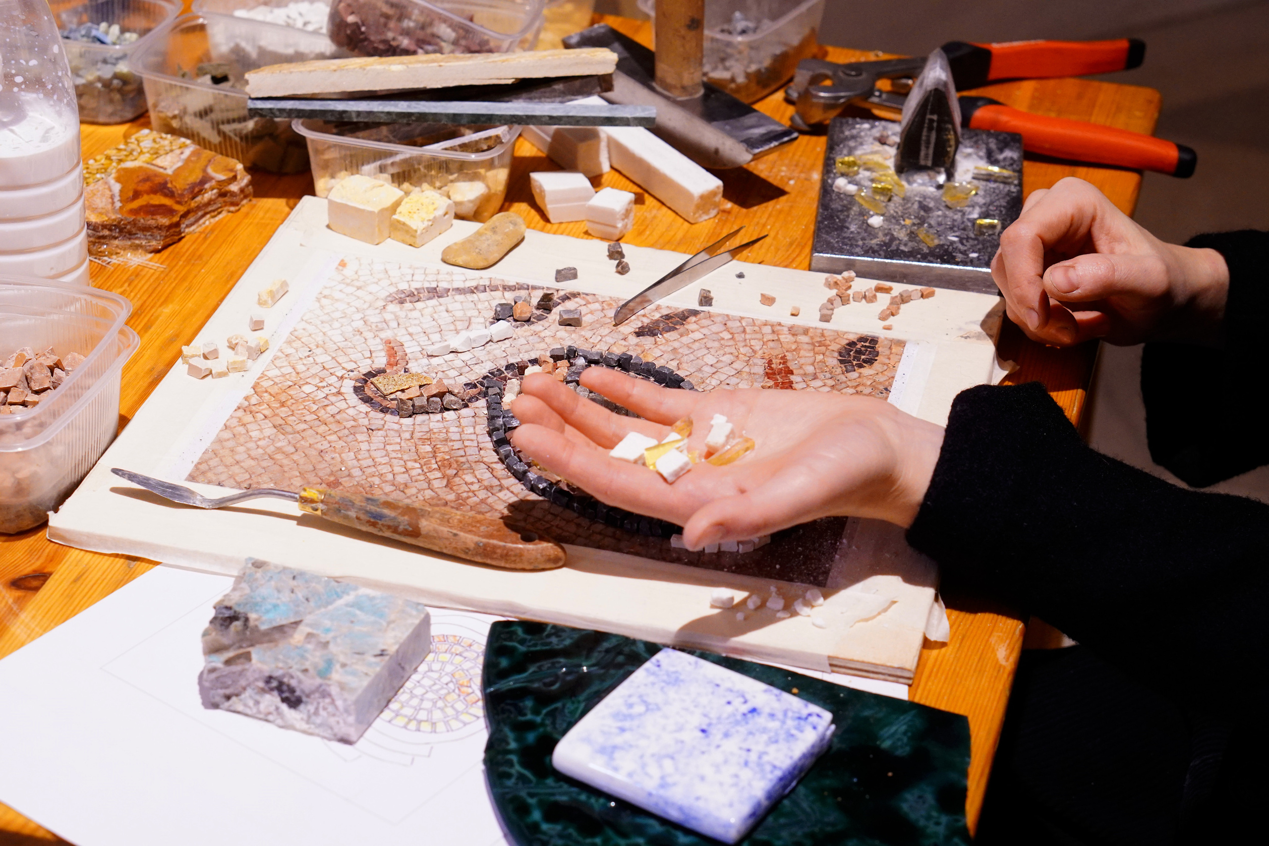 Мозаика. Мастеркласс. Backstage. ФОТОГРАФ РАДОСТИ Фотосессия в студии СПб. Портретный фотограф — Юрий Торлопов