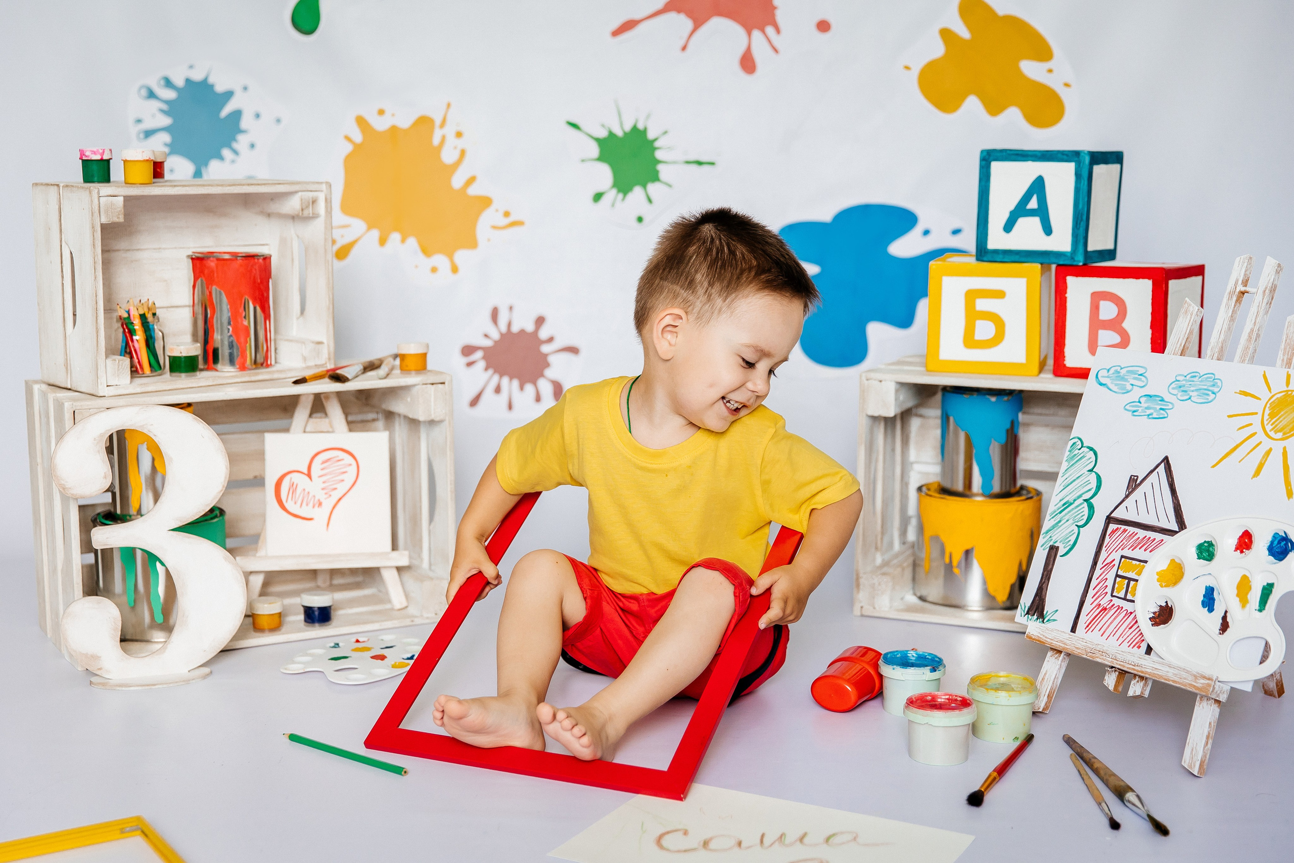 Краски. Детский фотограф, выпускные альбомы в Нижнем Новгороде Бодягина Мария