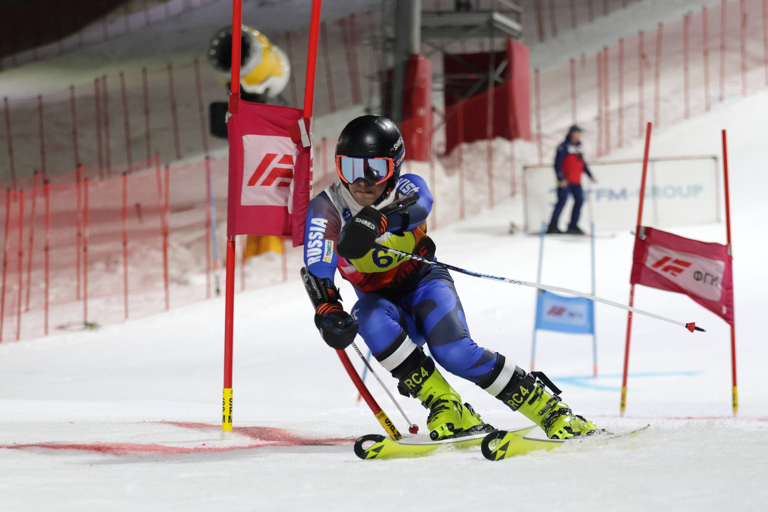 Этап кубка России по горнолыжному спорту среди команд. Спортивный и репортажный фотограф Ермакова Светлана