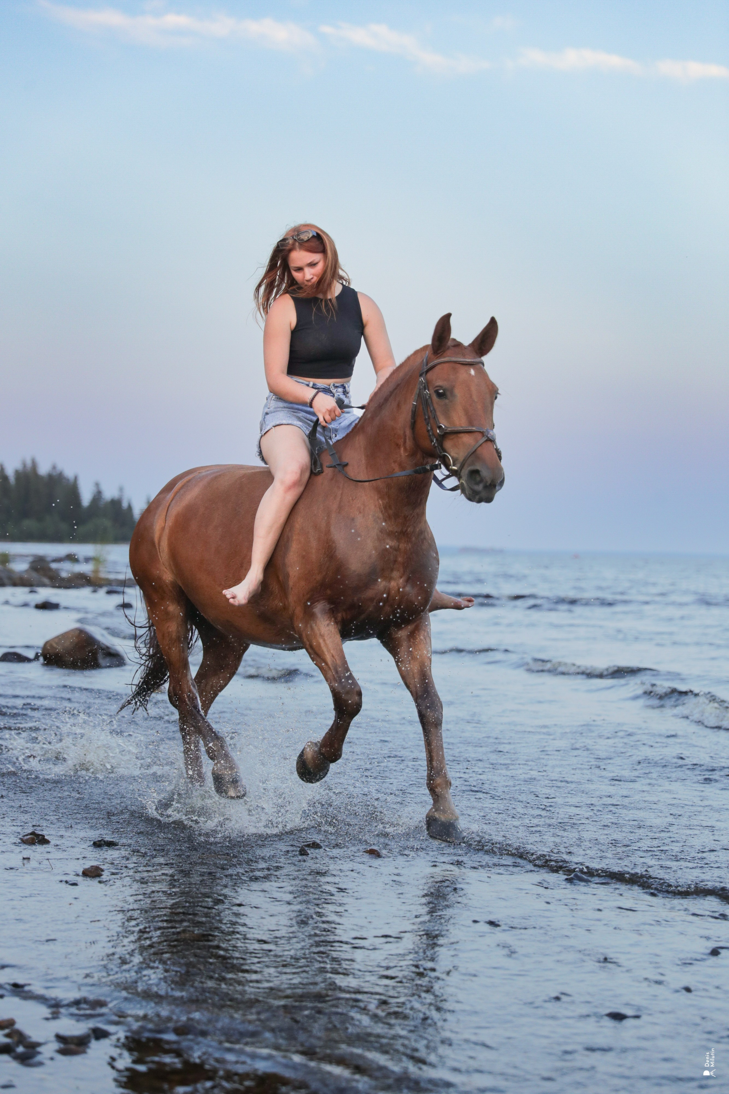 Фото с лошадьми. Портретный фотограф Денис Милютин