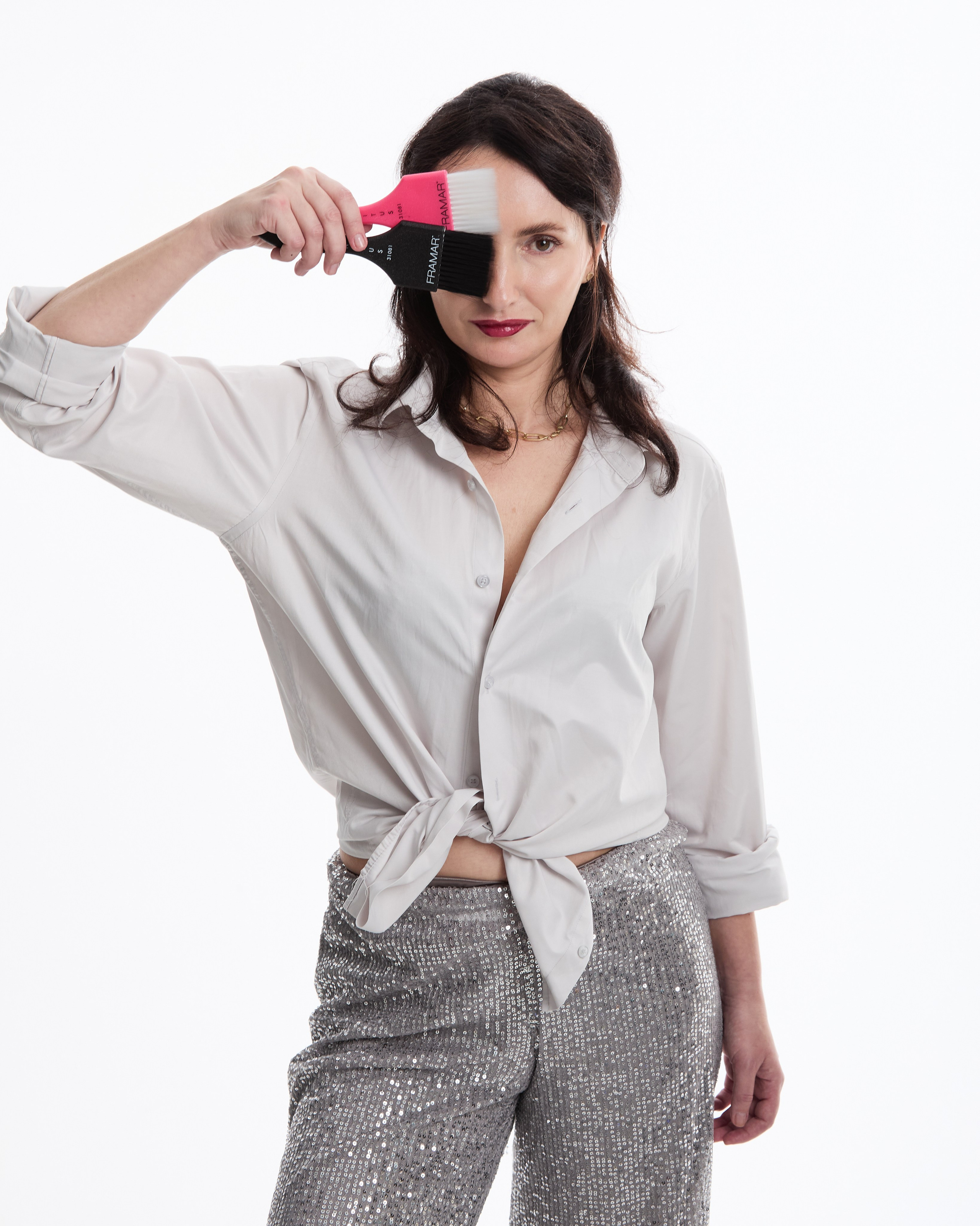 Контент фотосессия в студии для колориста. Женский фотограф в Санкт-Петербурге Моргенштерн Наталья