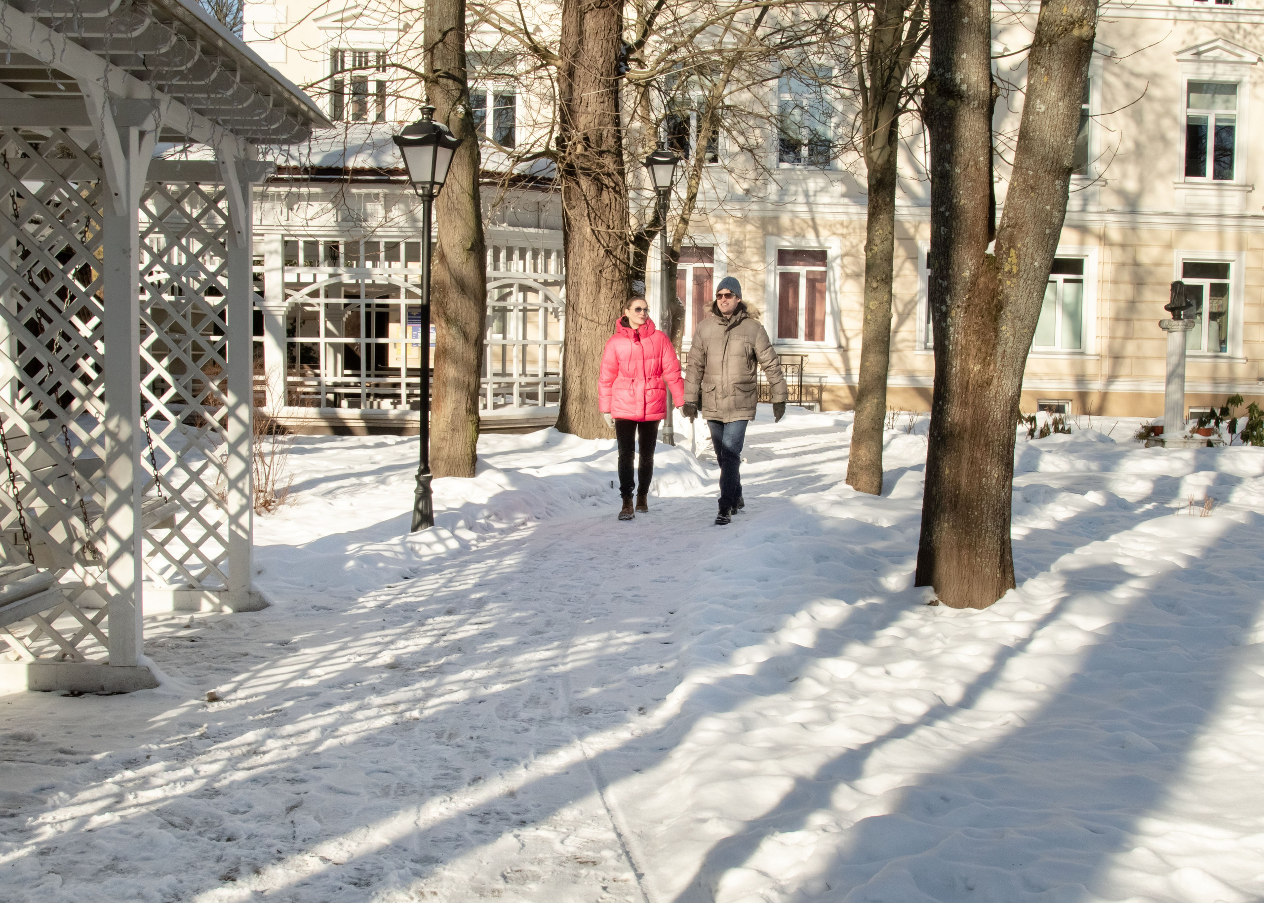 Такой снежный Зеленоградск. Fotografin in Zelenogradsk Liana Sopina