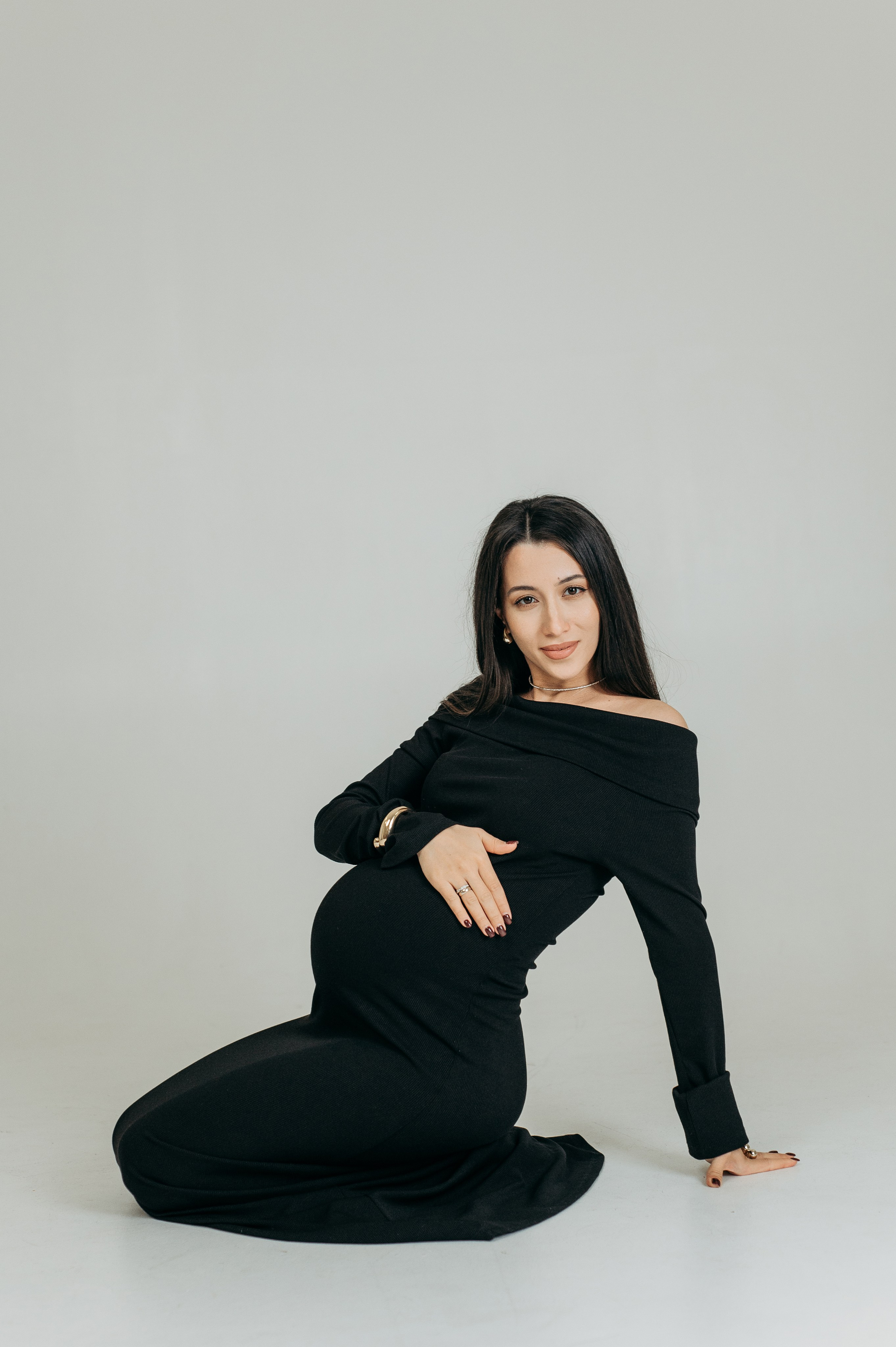 Семейная фотосессия на циклораме. Семейный и свадебный фотограф в Санкт-Петербурге Юлия Мельникова