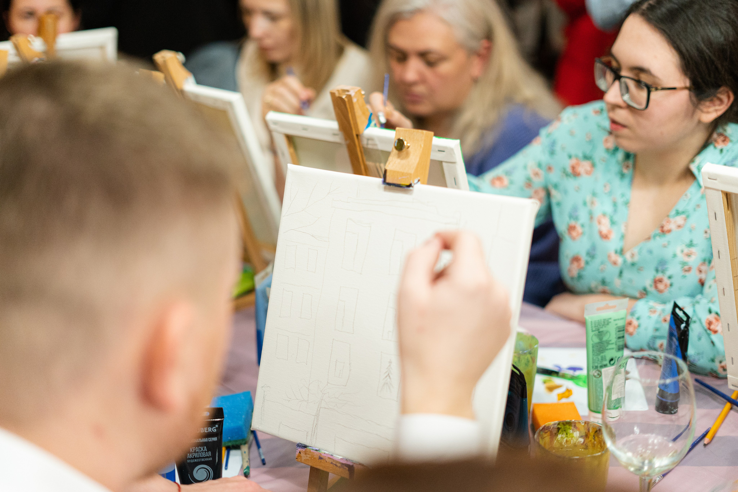 Корпоратив Teach Me Art 2. Портретный фотограф в Москве и Санкт-Петербурге Арина Чех