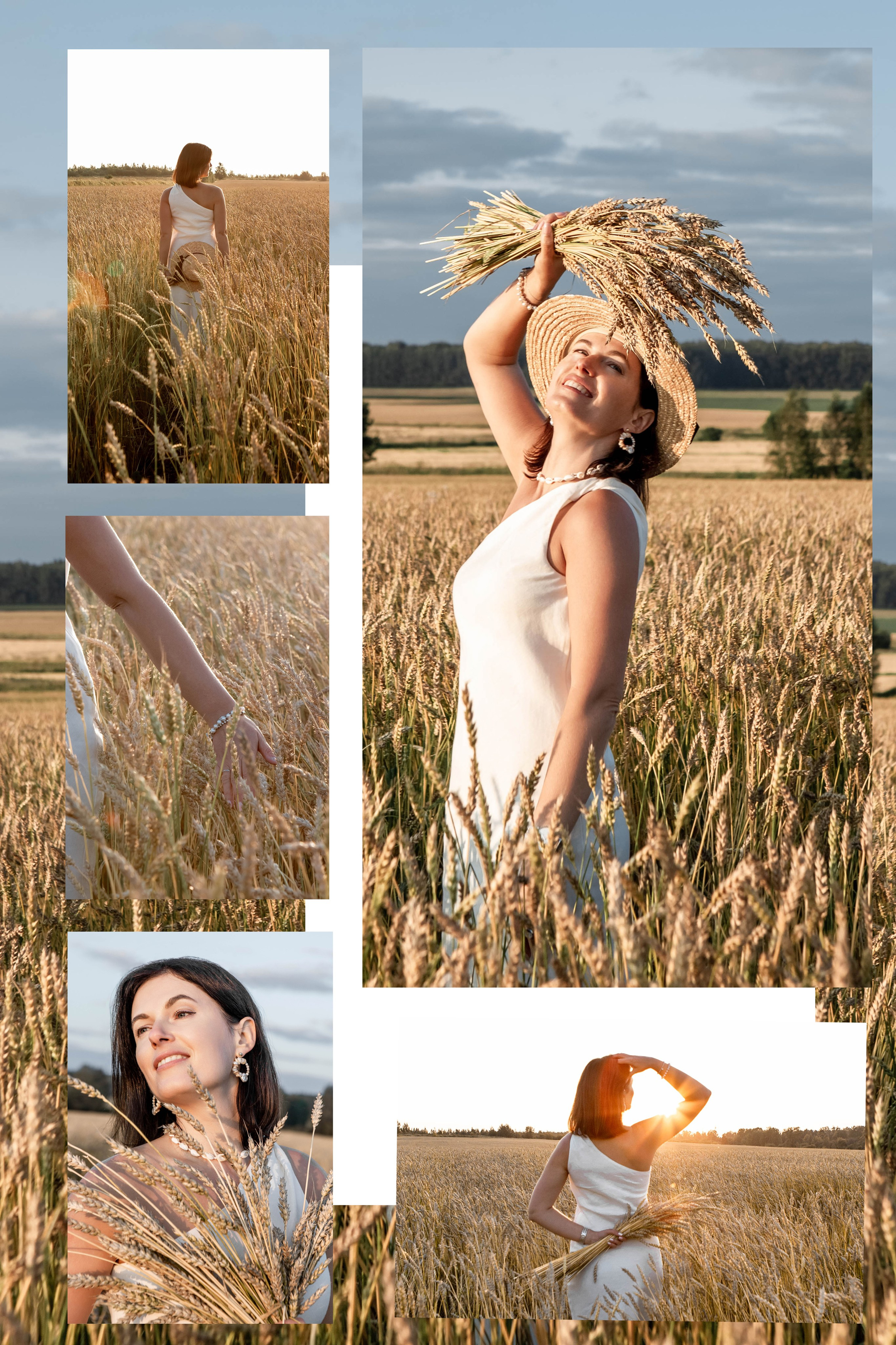 Пшеница на закате. Фотограф Екатерина Голицына