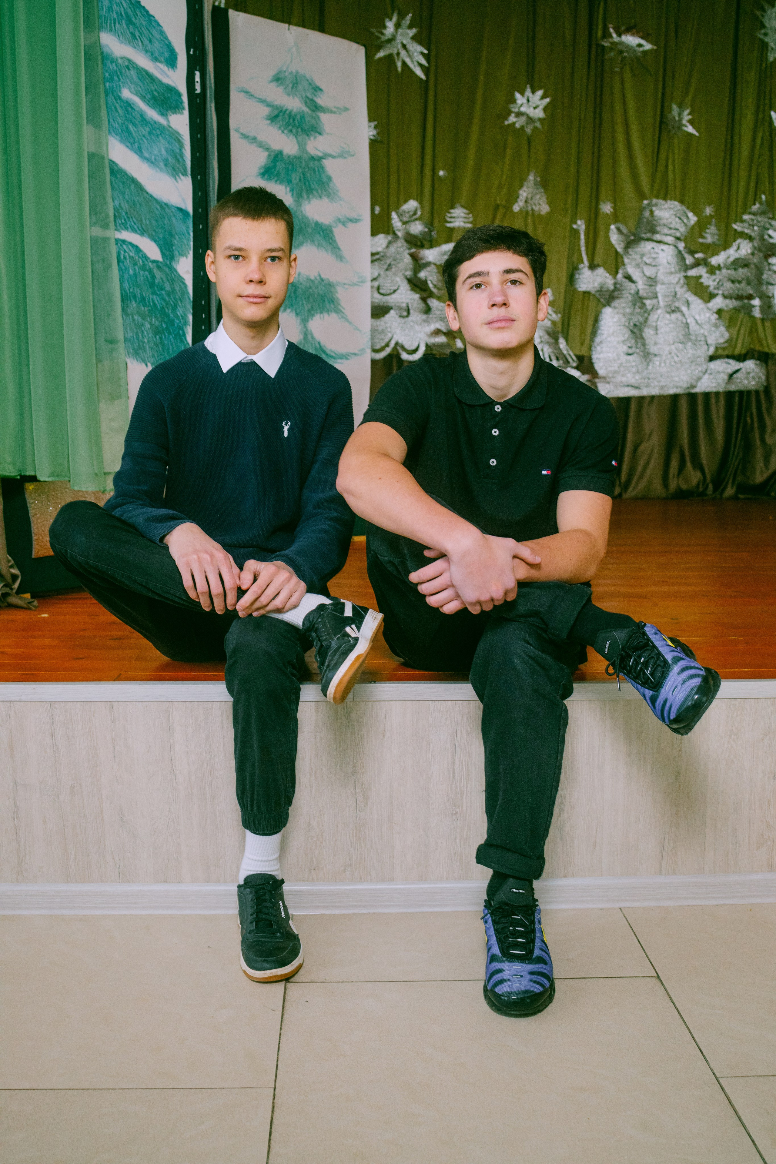 Групповая фотосессия 9 класса для альбома. Выпускные альбомы в Серпухове