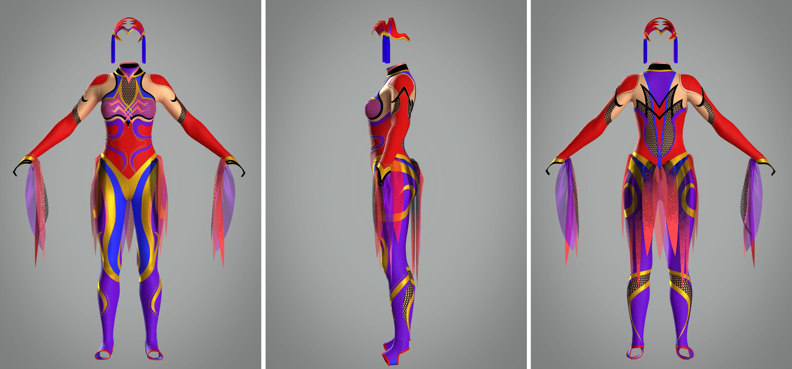 3D CLOTHING. Costume Design for Theme Parks & Live Performances | Character & Parade & Stage Costumes | 2D & 3D Costume Illustrations