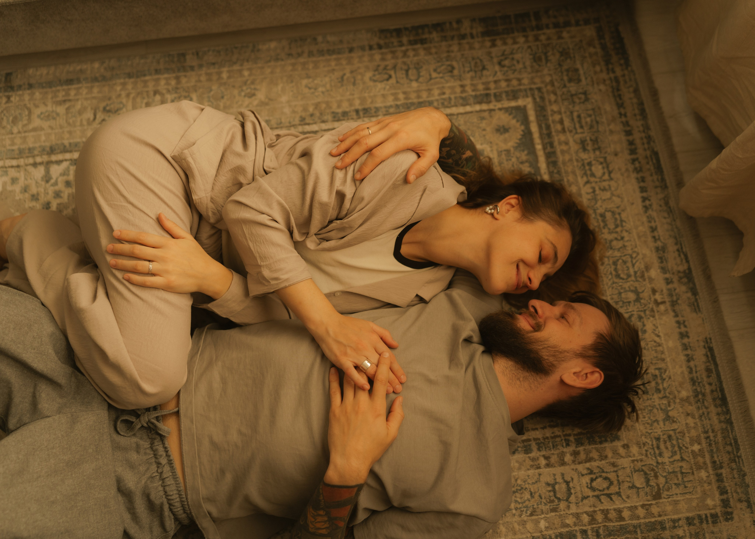 Катя и Андрей | домашняя. Фотограф в Новосибирске Диана Ильиных