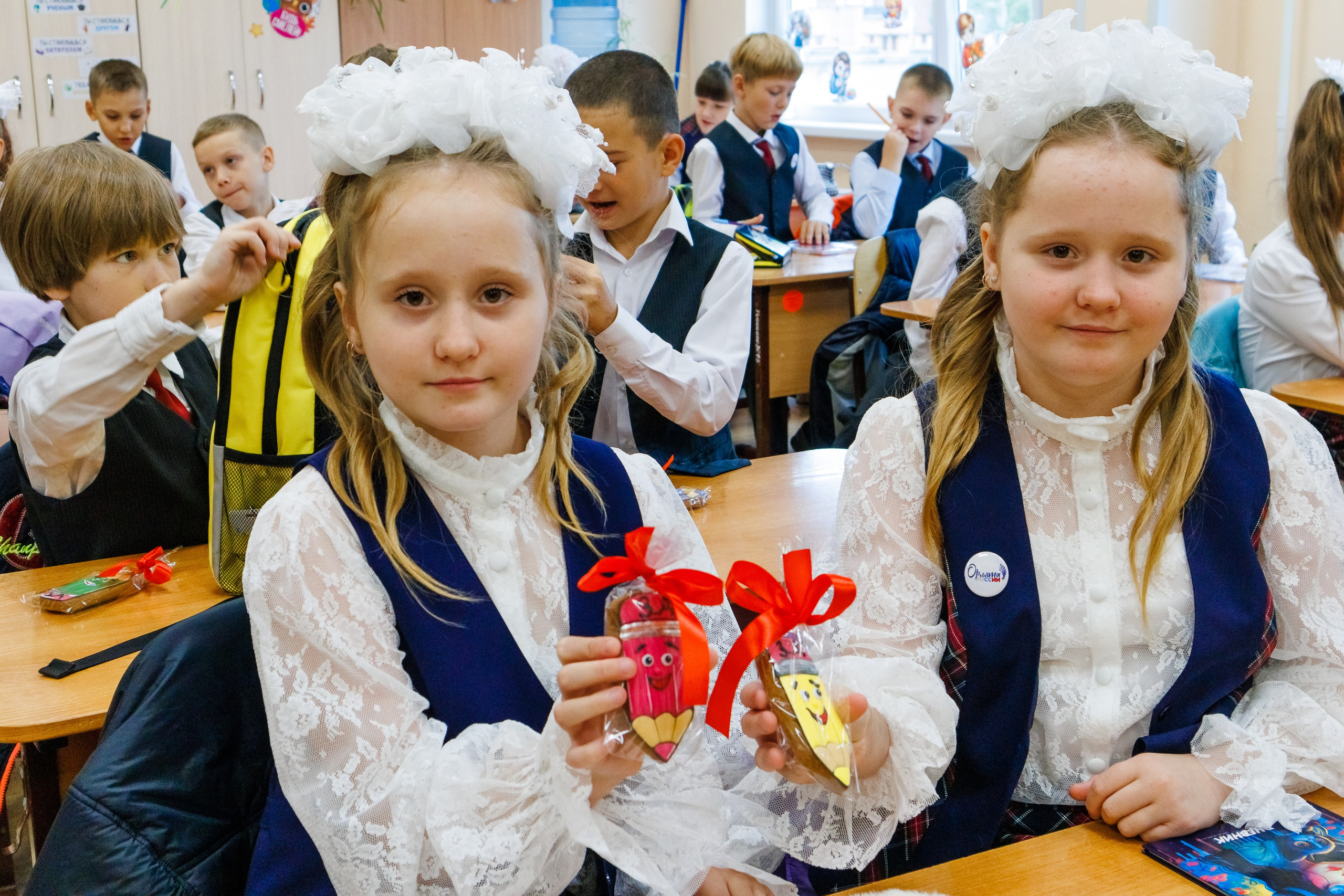 Первый урок школа 206. Фотограф в Новосибирске Евгений Маслов