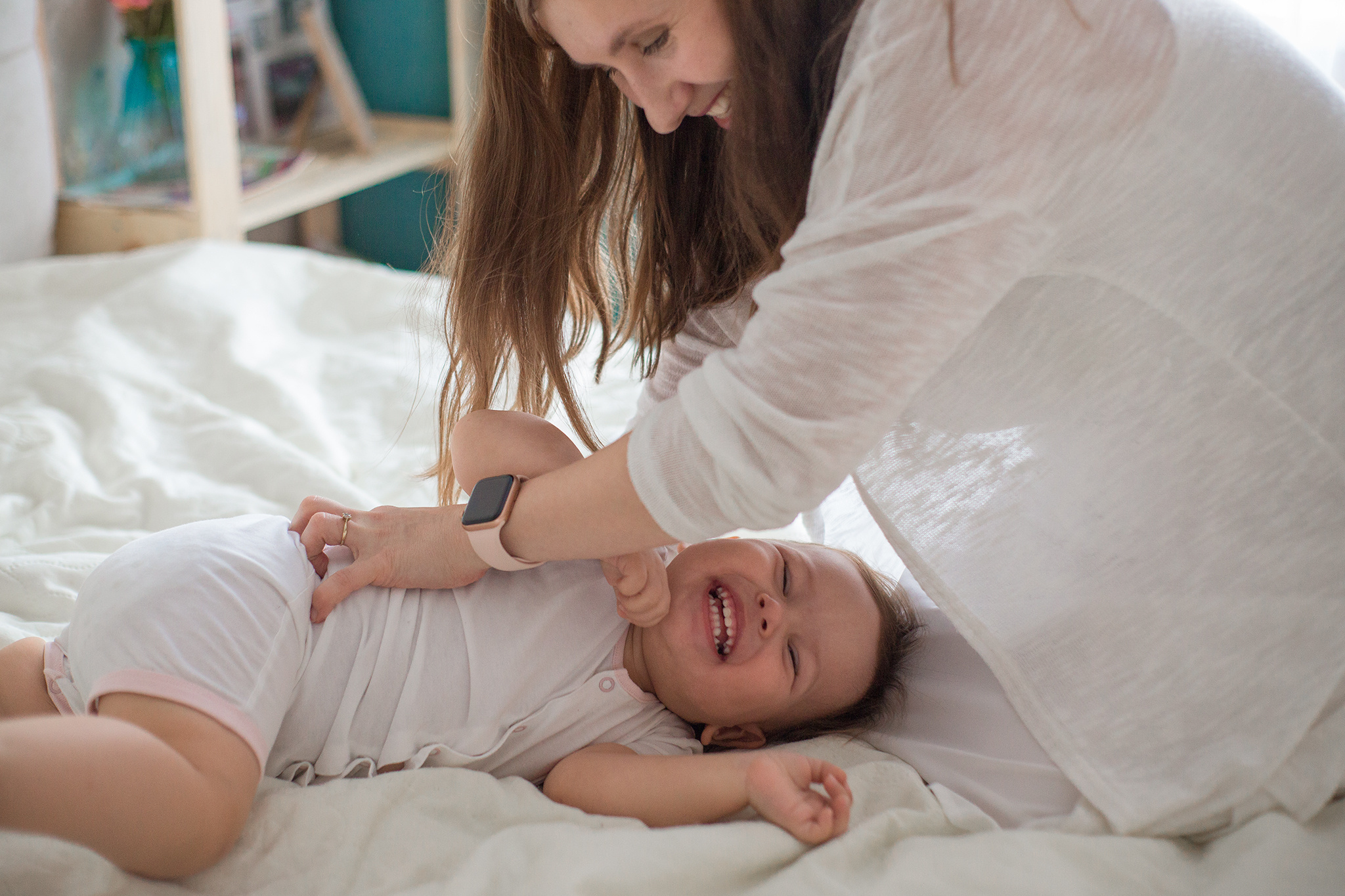 Марина и Эвелина, домашняя фотосессия. Семейный фотограф в Москве Марина Петра