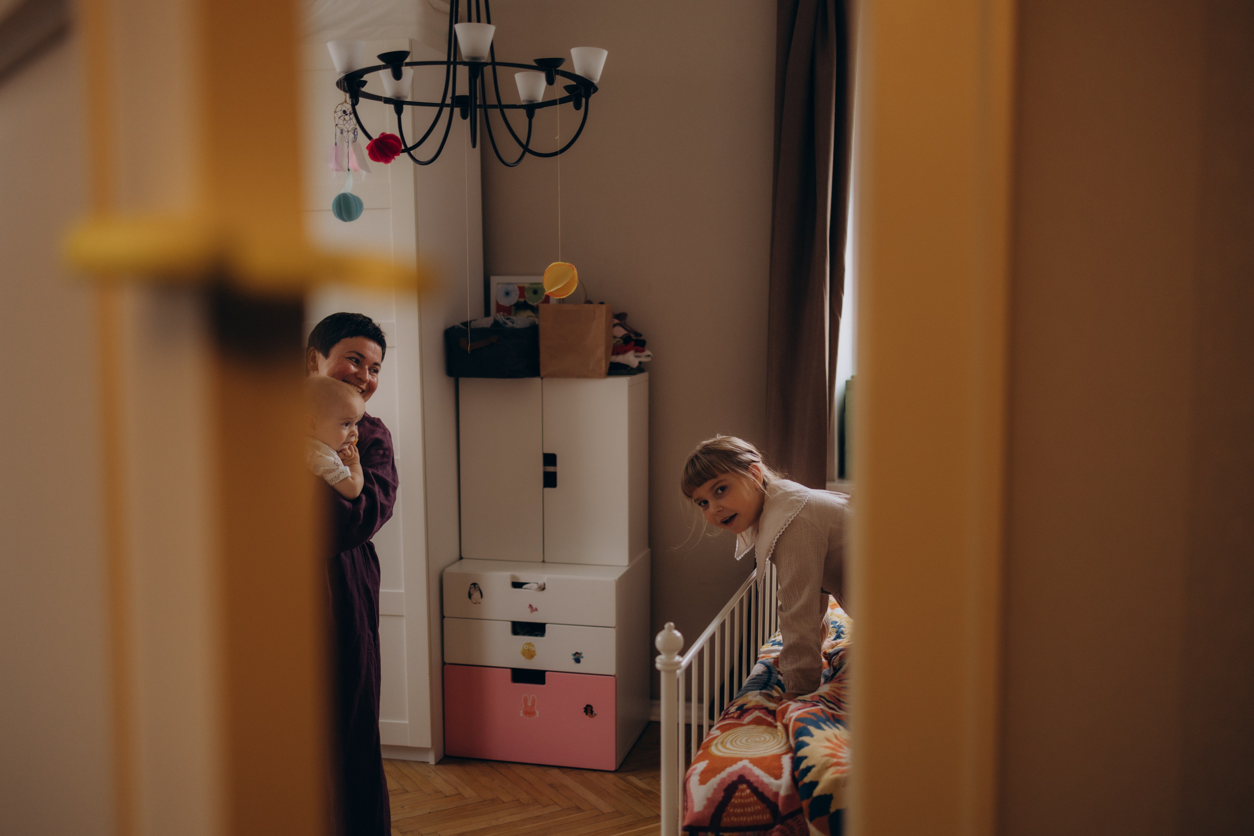 Домашняя семейная фотосессия с детьми. Семейный фотограф в Москве и Люберцах Юлия Гуськова