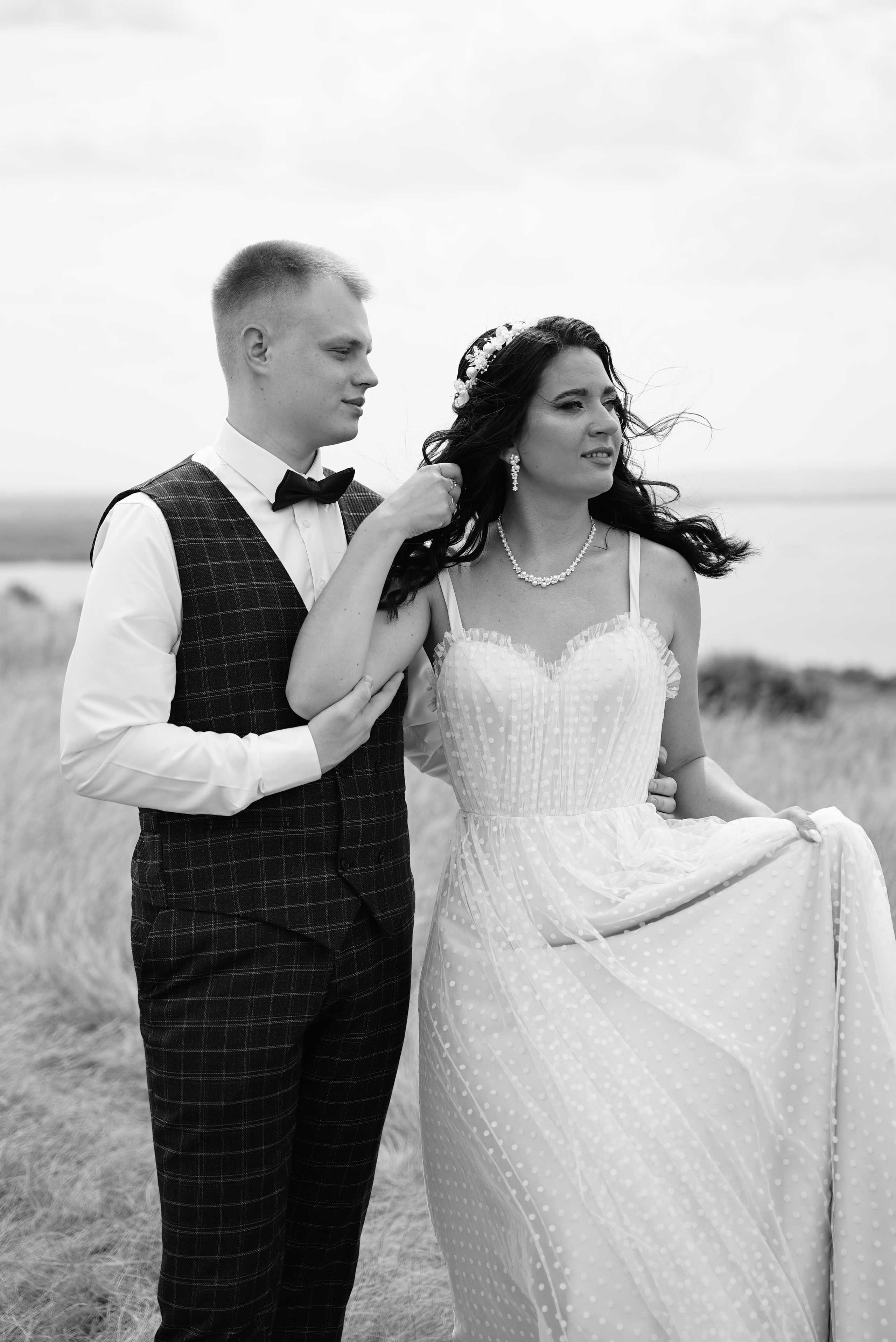 Антон и Маргарита чб. Свадебный фотограф в Самаре Анна Ковалева