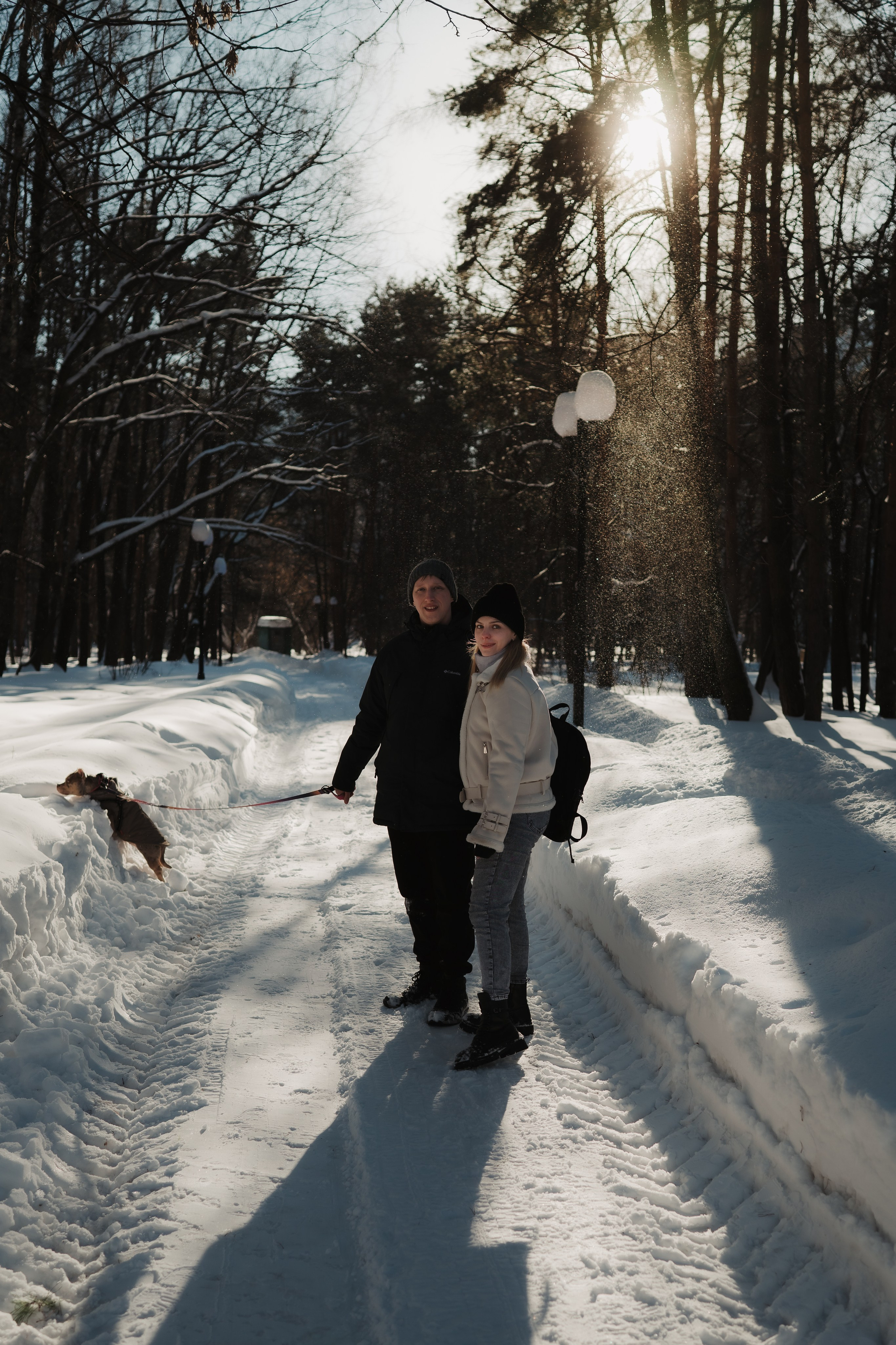 Зимняя LOVE STORY Вики, Артёма и Булочки. Семейный Фотограф в Москве Ирина Хохлова