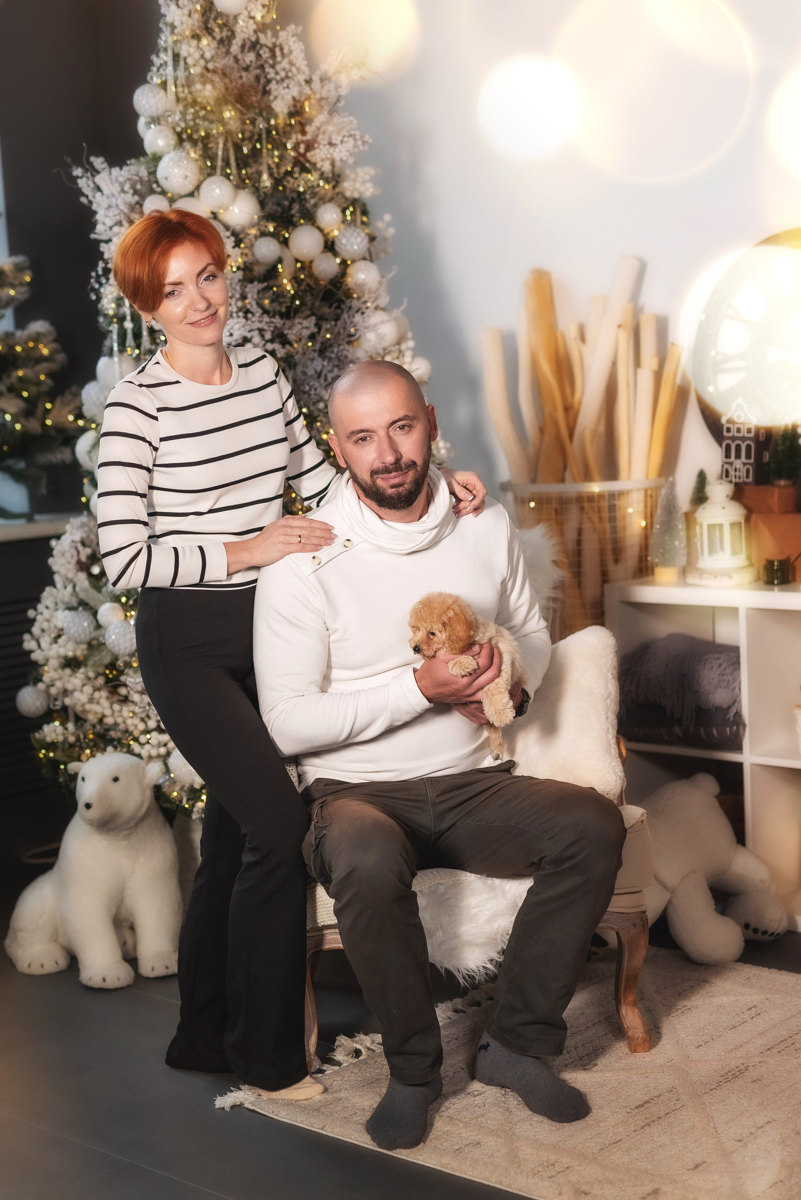 Фотосессия с бишонами. Семейный, детский фотограф в Воронеже Анна Никитина