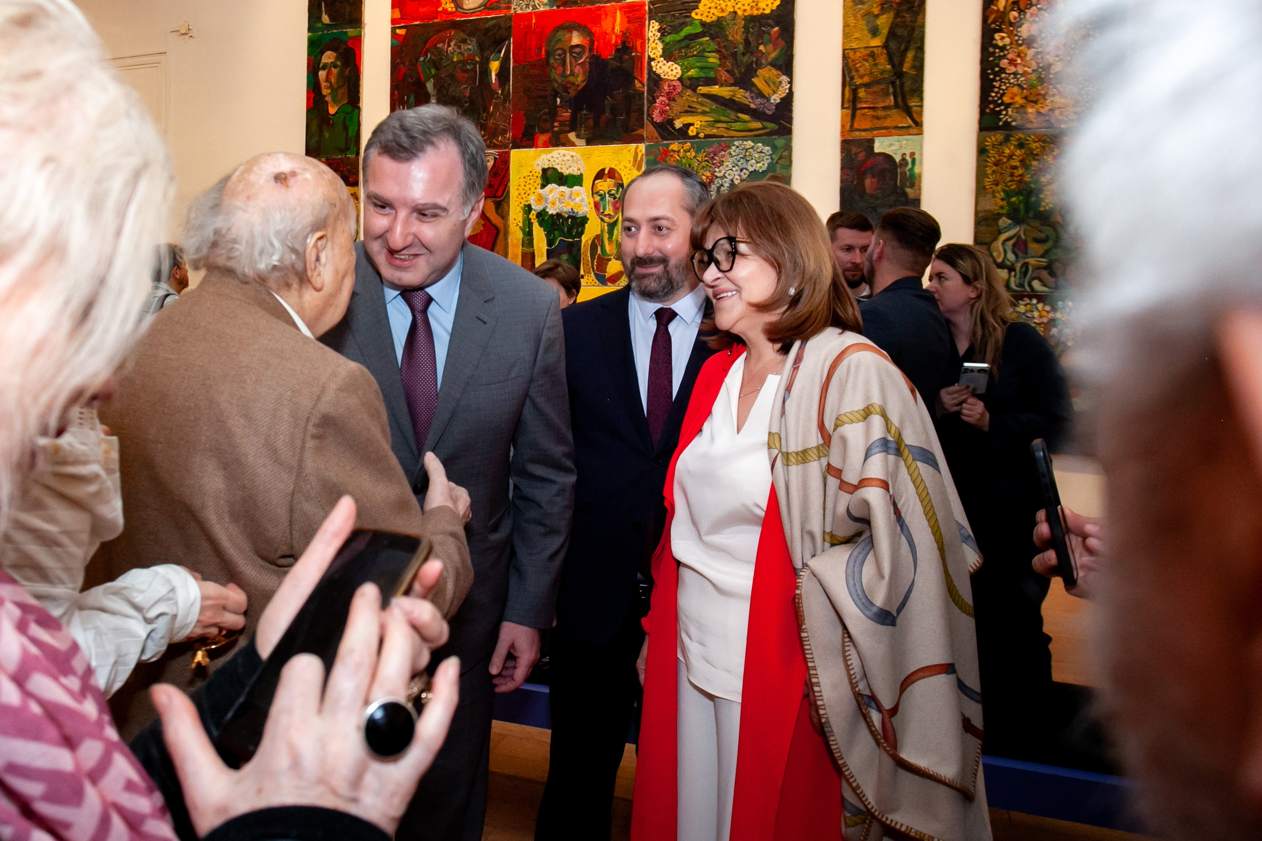 Открытие выставки Зураба Церетели. Art photographer Nino