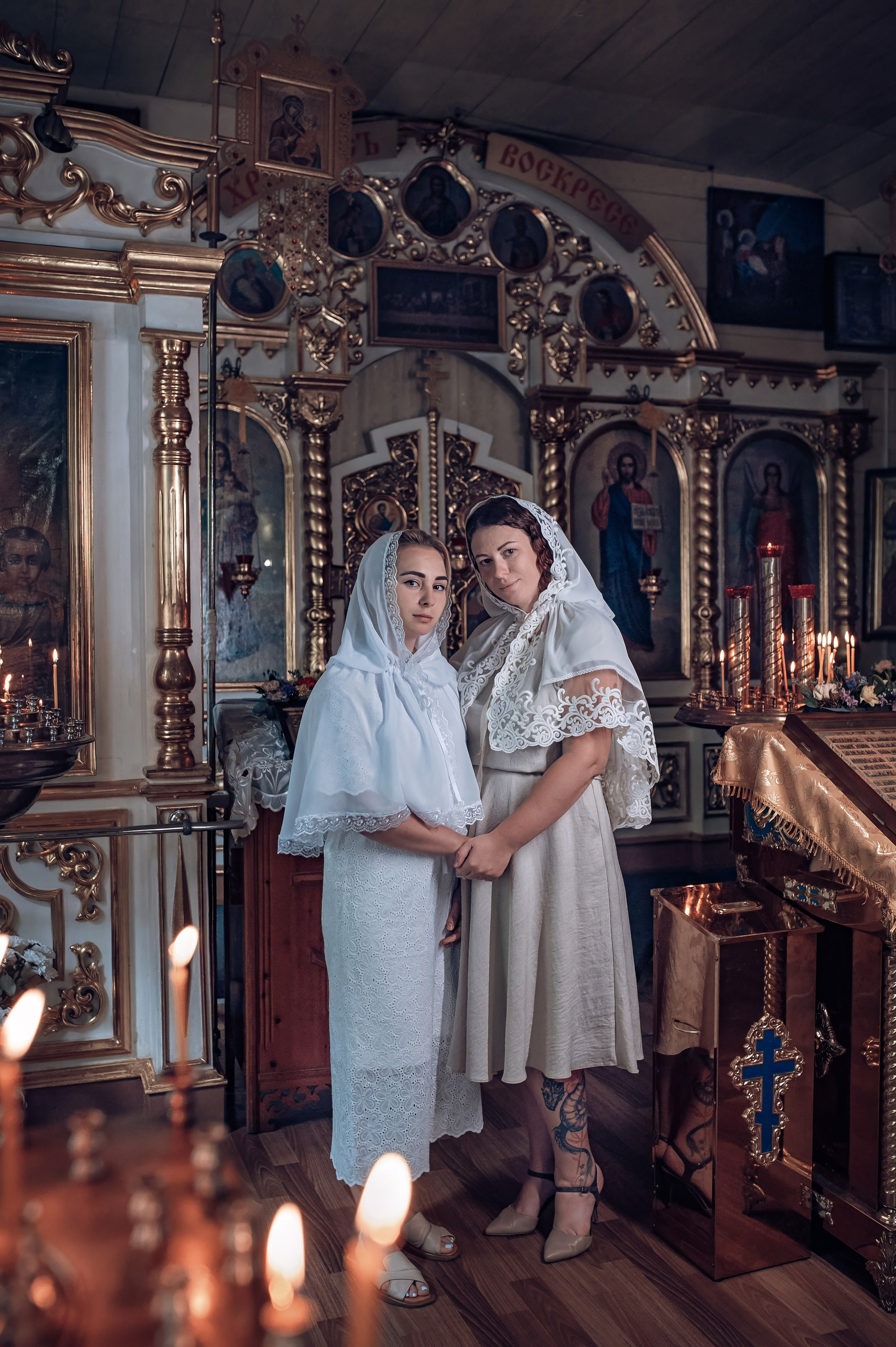 Съемка таинства крещения в храме Николая Чудотворца Красноярск. Фотографы крещения/венчания  Красноярск Татьяна и Вячеслав Переваловы