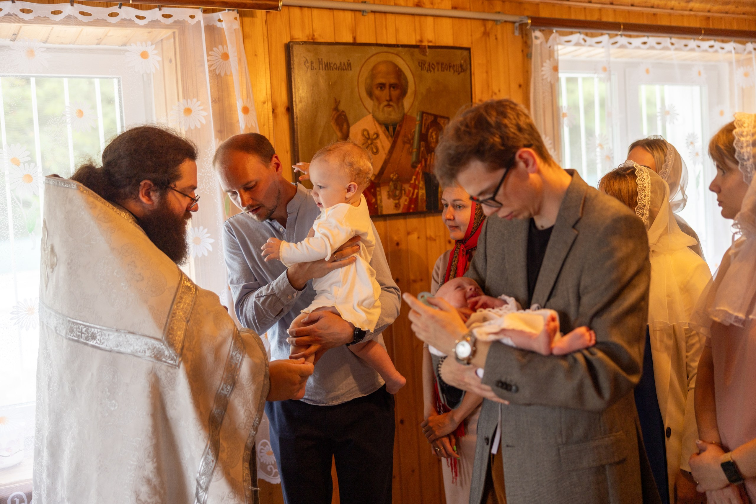 Образец репортажа крещения оригиналы, без искажений, без вспышки, светосильная оптика!. Фотограф в Туле Крупский АнДРей. Фотостудия «КАДР71» в Туле