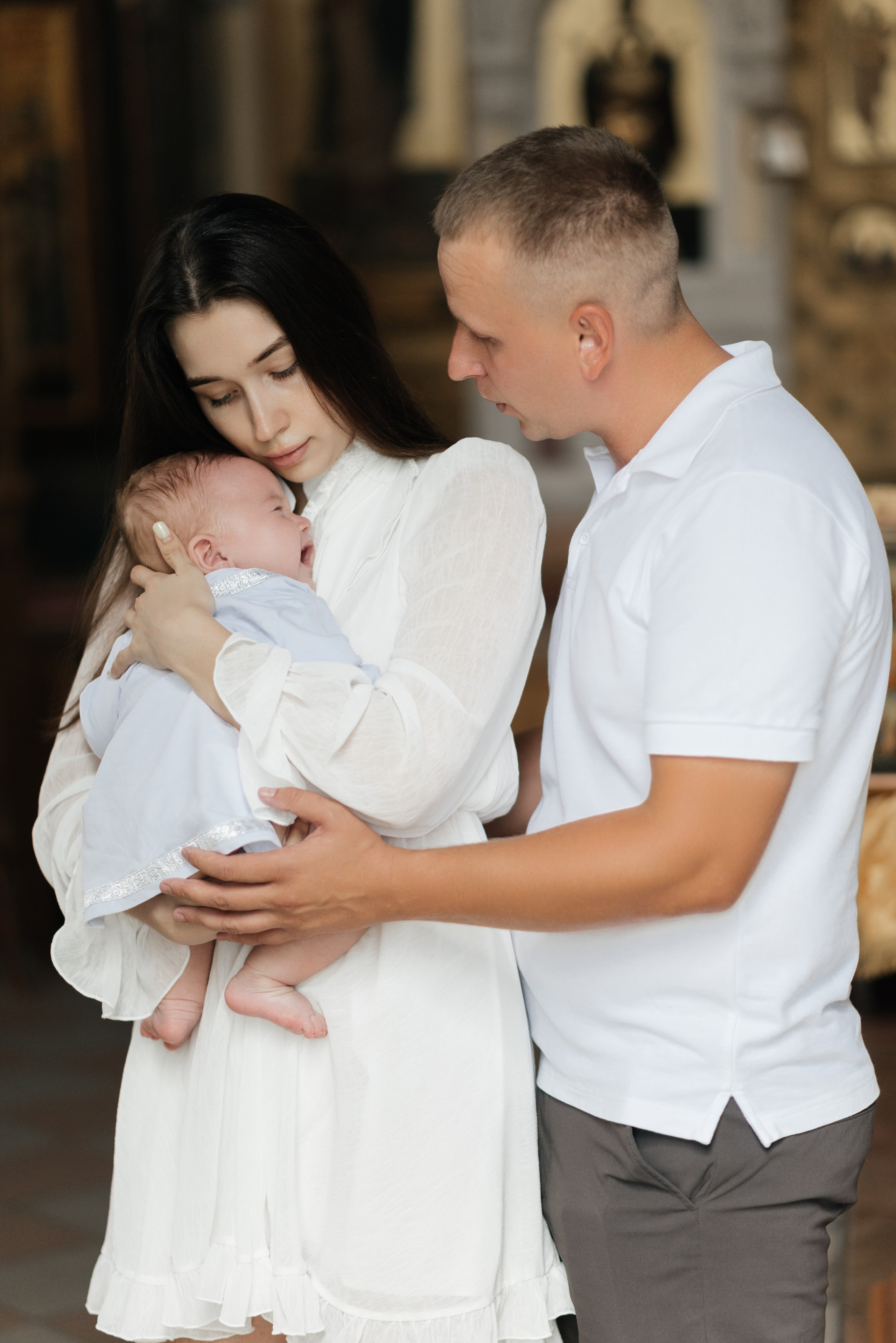 Таинство крещения Артёма. Фотограф Елена Кучук