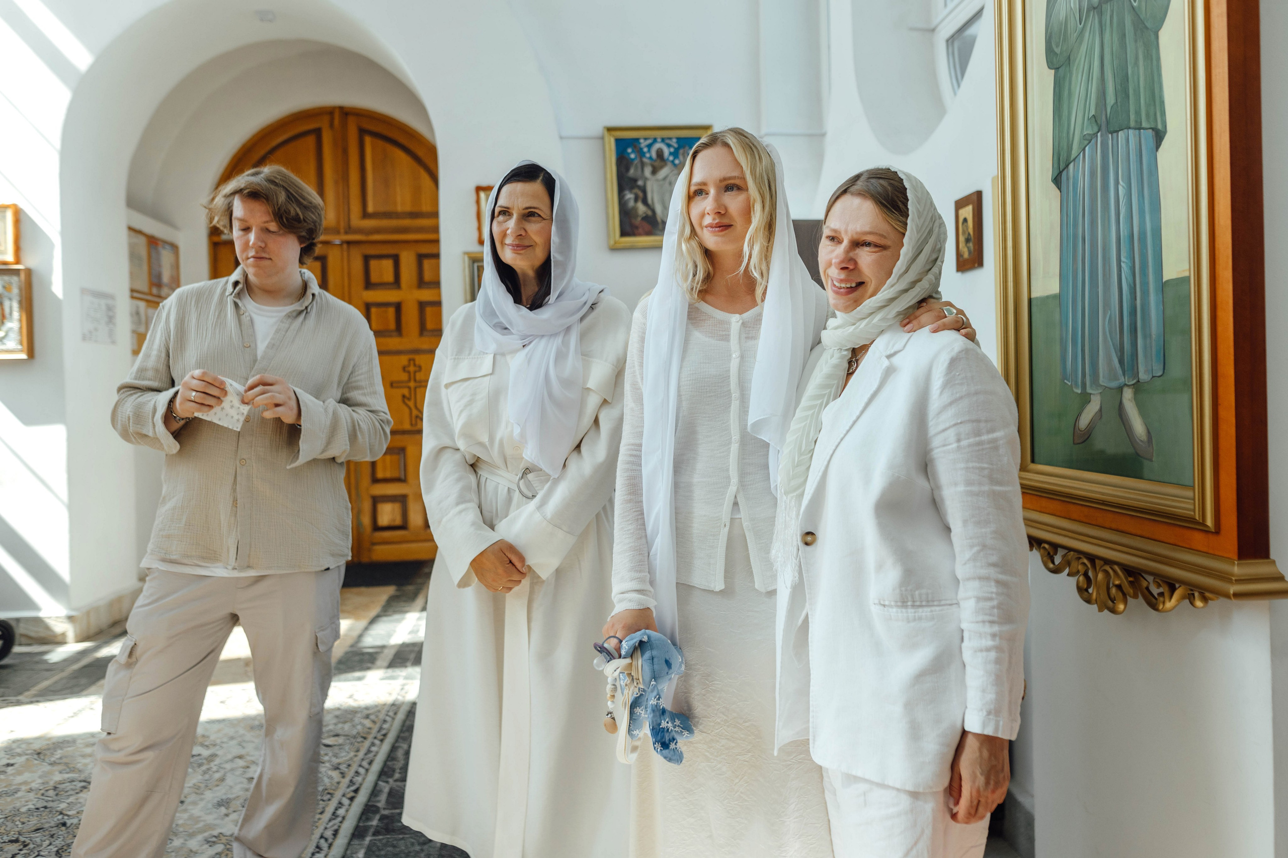 Крещение Мишель, гп. Ивенец, храм Ефросинии Полоцкой, август 2025