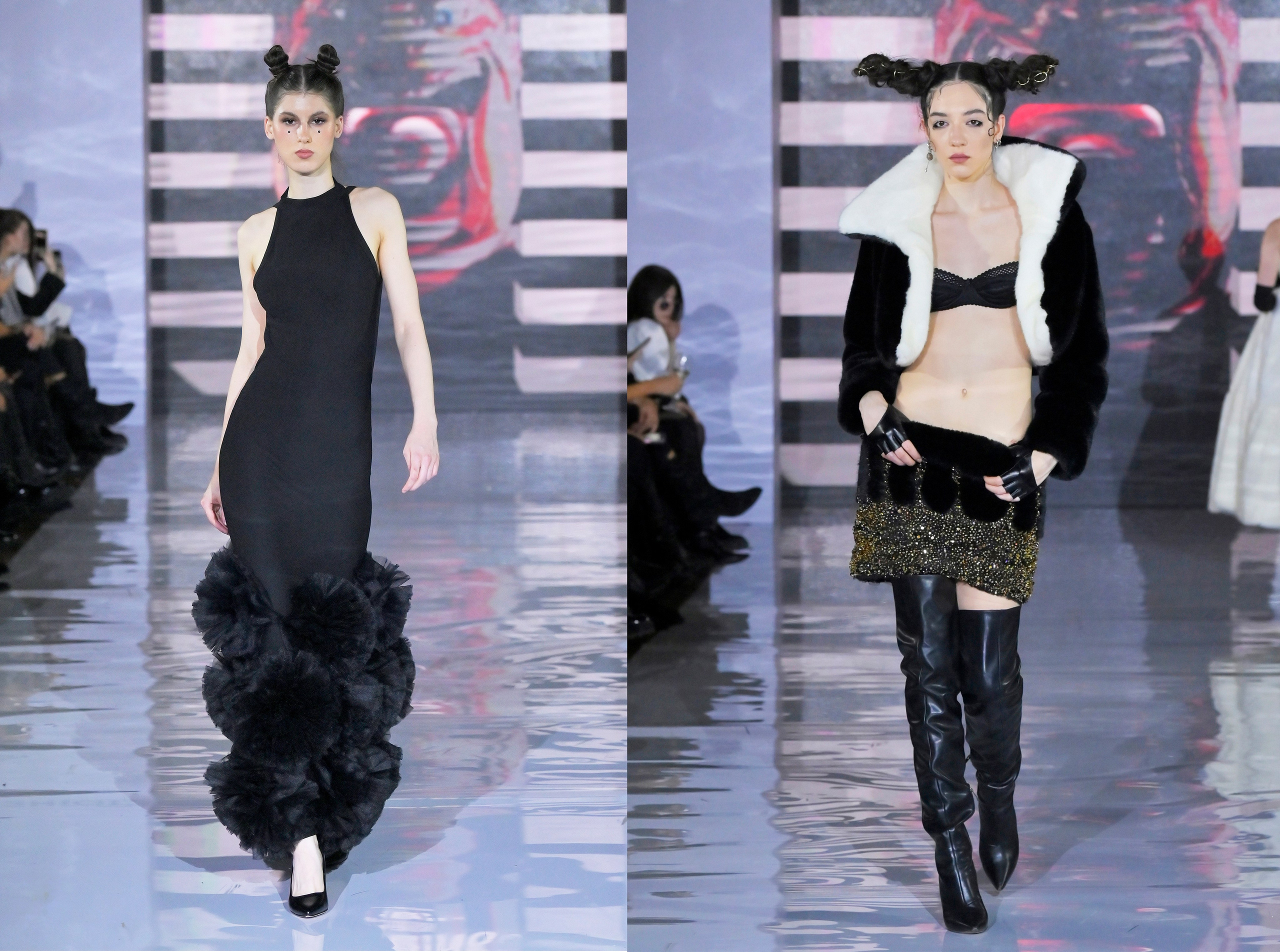 Эпатажное фэшн шоу от Barbino Maison с крутыми модными луками и образами