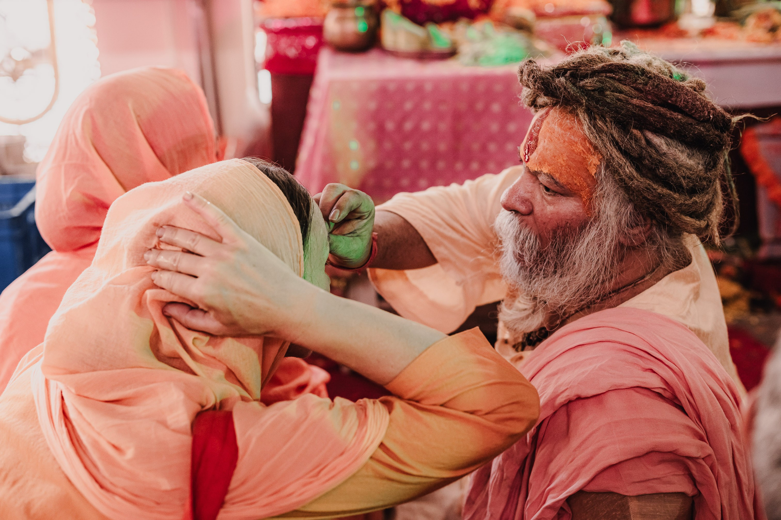 Navaratri yajna at Devraha Baba Ji ashram. Мариам Багдасарян