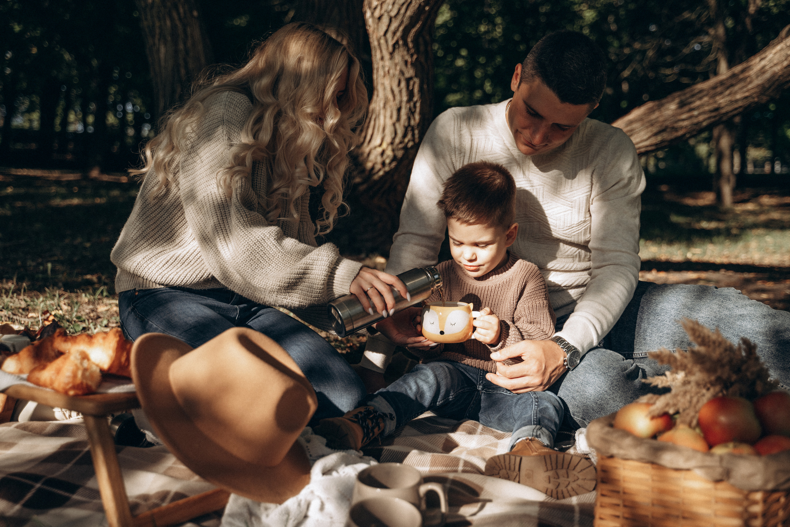 Осенний пикник. Семейный фотограф в Минске Дарья Дреко