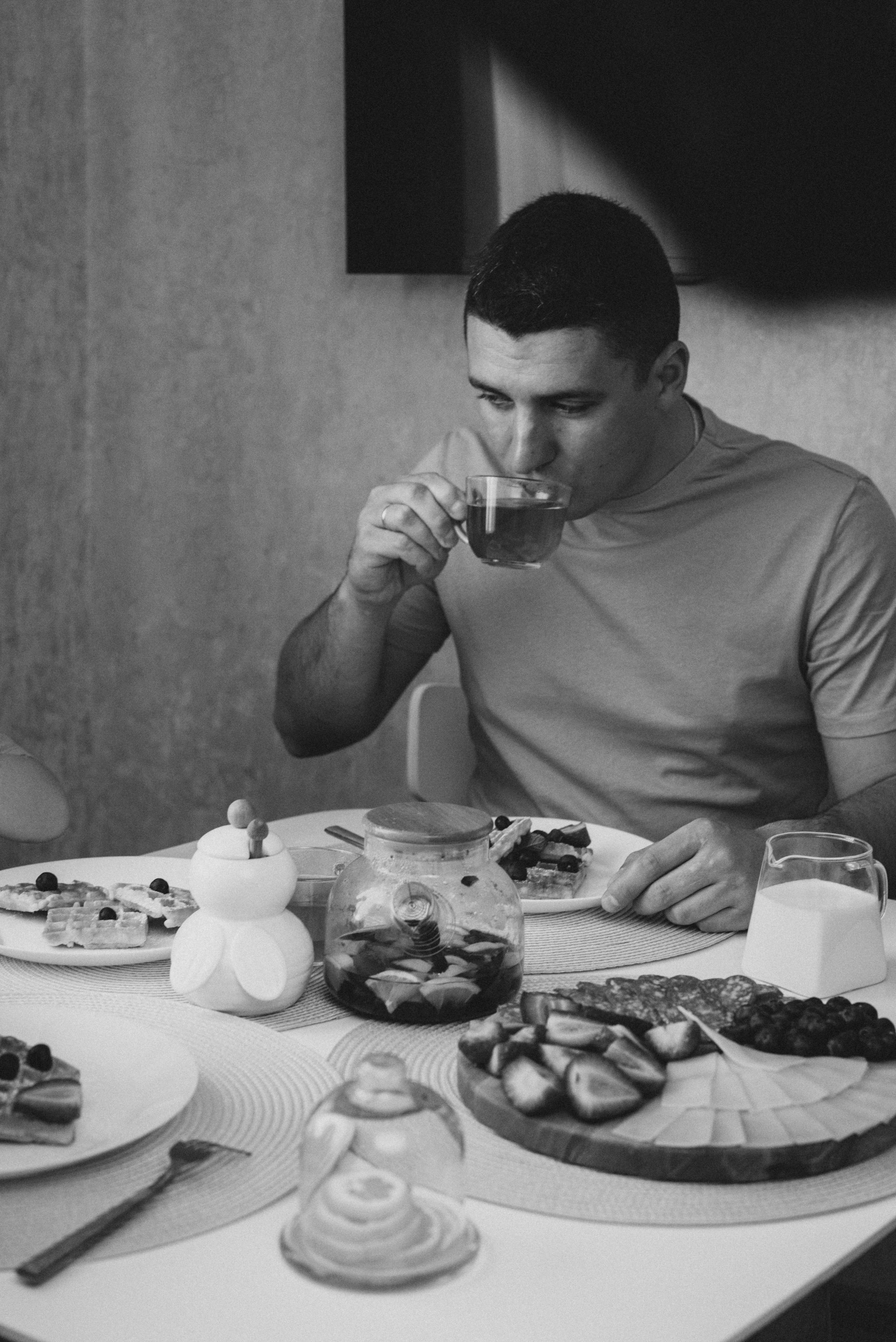 Семейный завтрак. Семейный фотограф в Минске Дарья Дреко