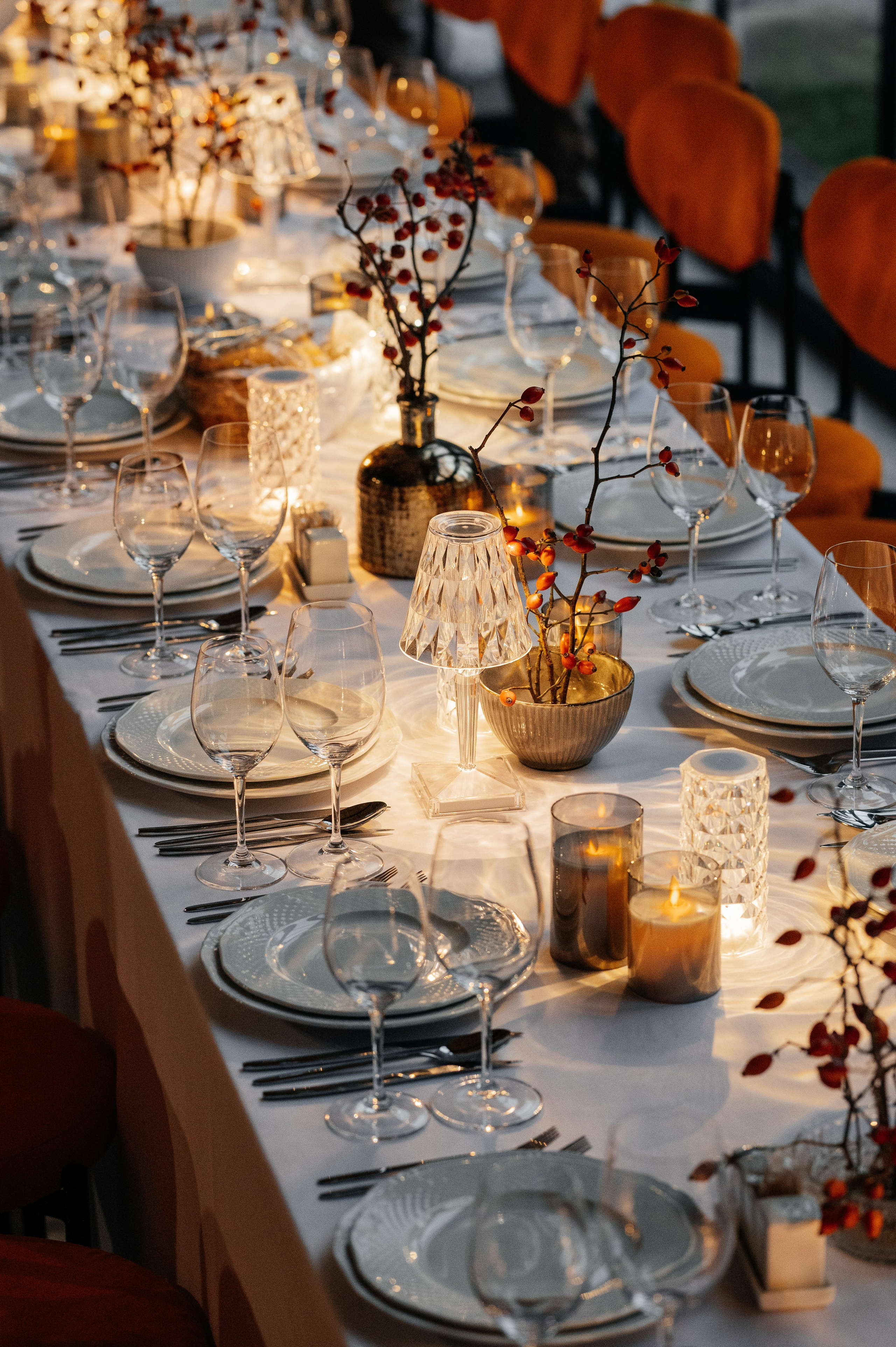 Невероятно атмосферный семейный ужин. Wedding photographer in Moscow and around the world Andrey Medvednikov