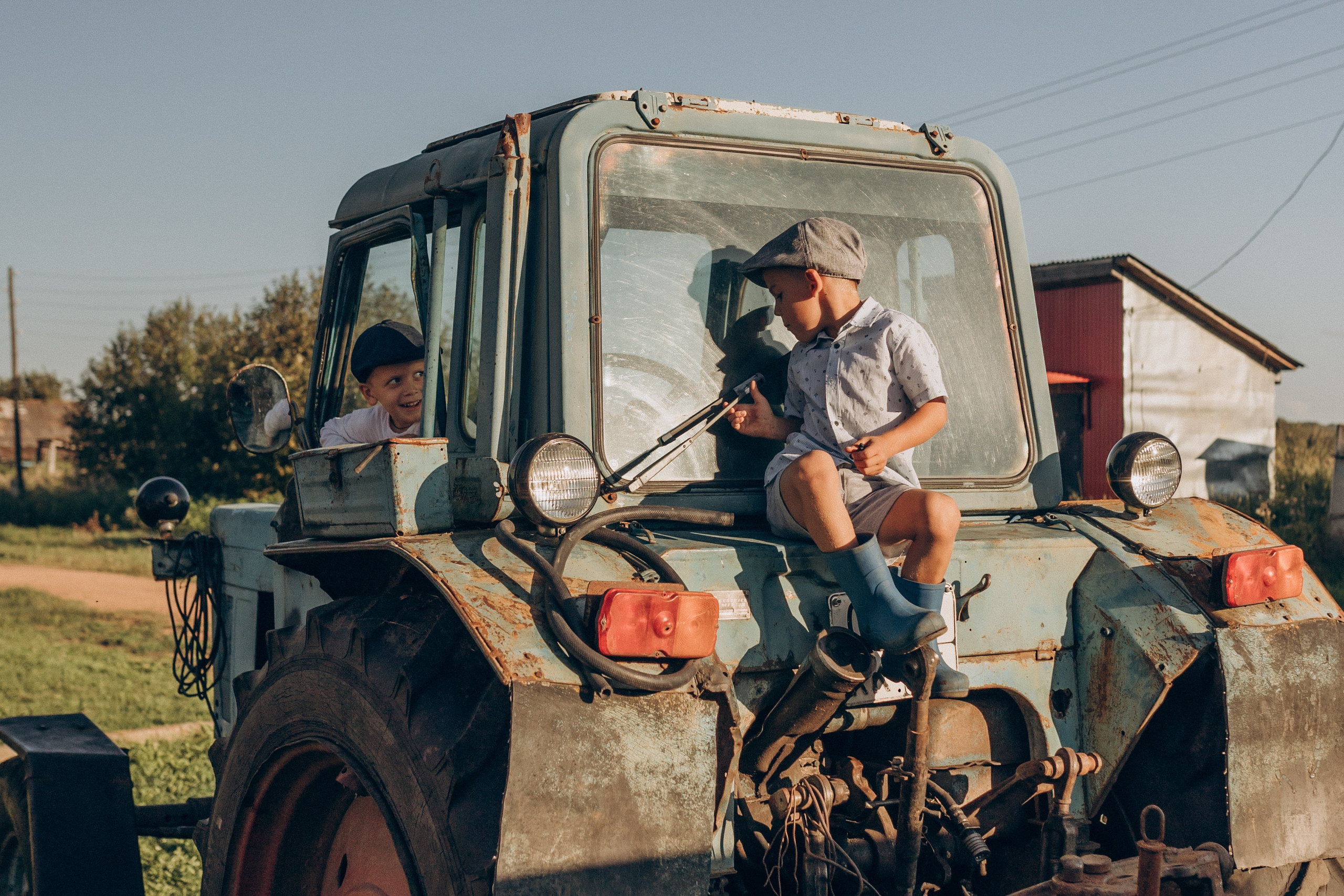 Деревенская история. Семейный фотограф lifestyle в Новосибирске Елена Шпилевая